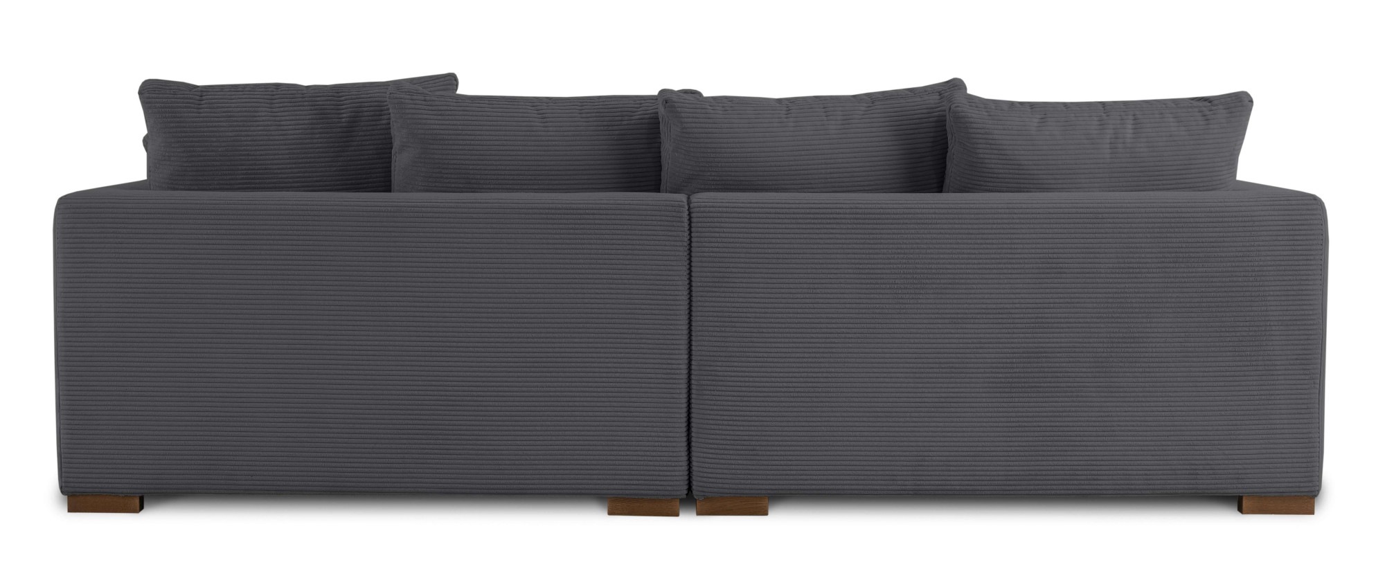 Home affaire Ecksofa »Coray«, Breite 266 cm, extra weich und kuschelig, mit Federn und Daunen