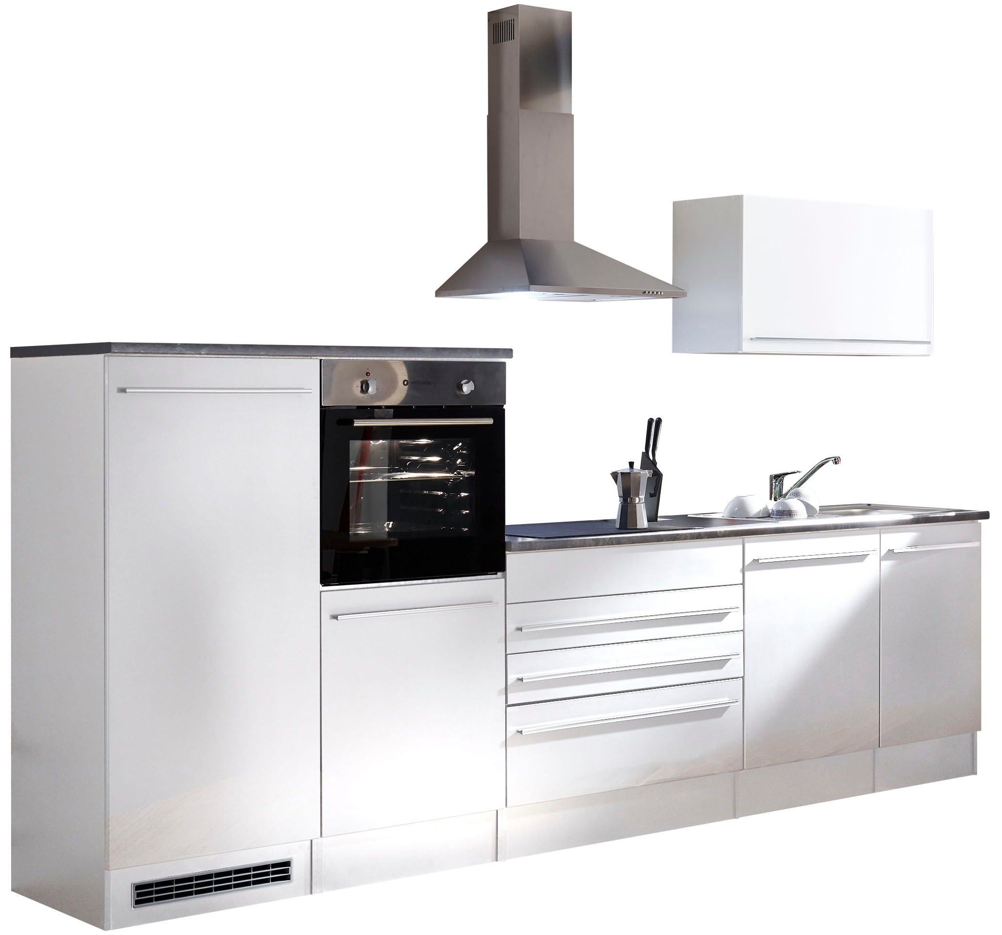 BASIC by Balculina Küchenzeile »Jazz« Breite 320 cm, wahlweise mit E-Geräte günstig online kaufen