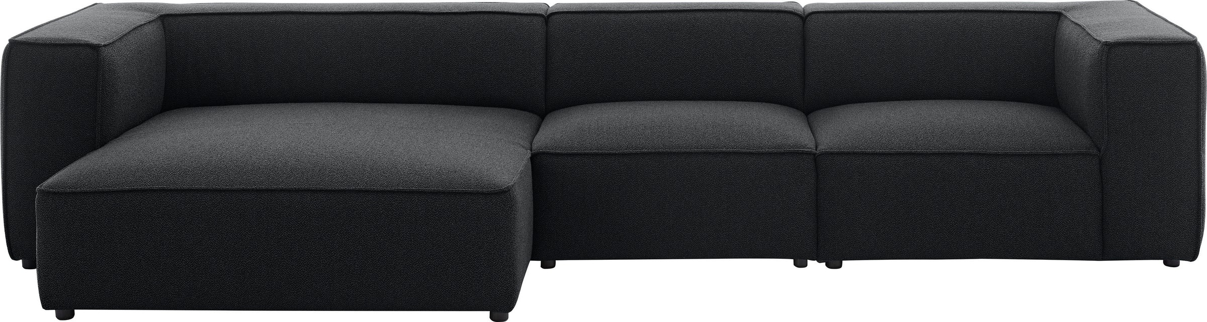 W.SCHILLIG Ecksofa »around-the-block«, mit eleganter Biese, mit Federkern, günstig online kaufen