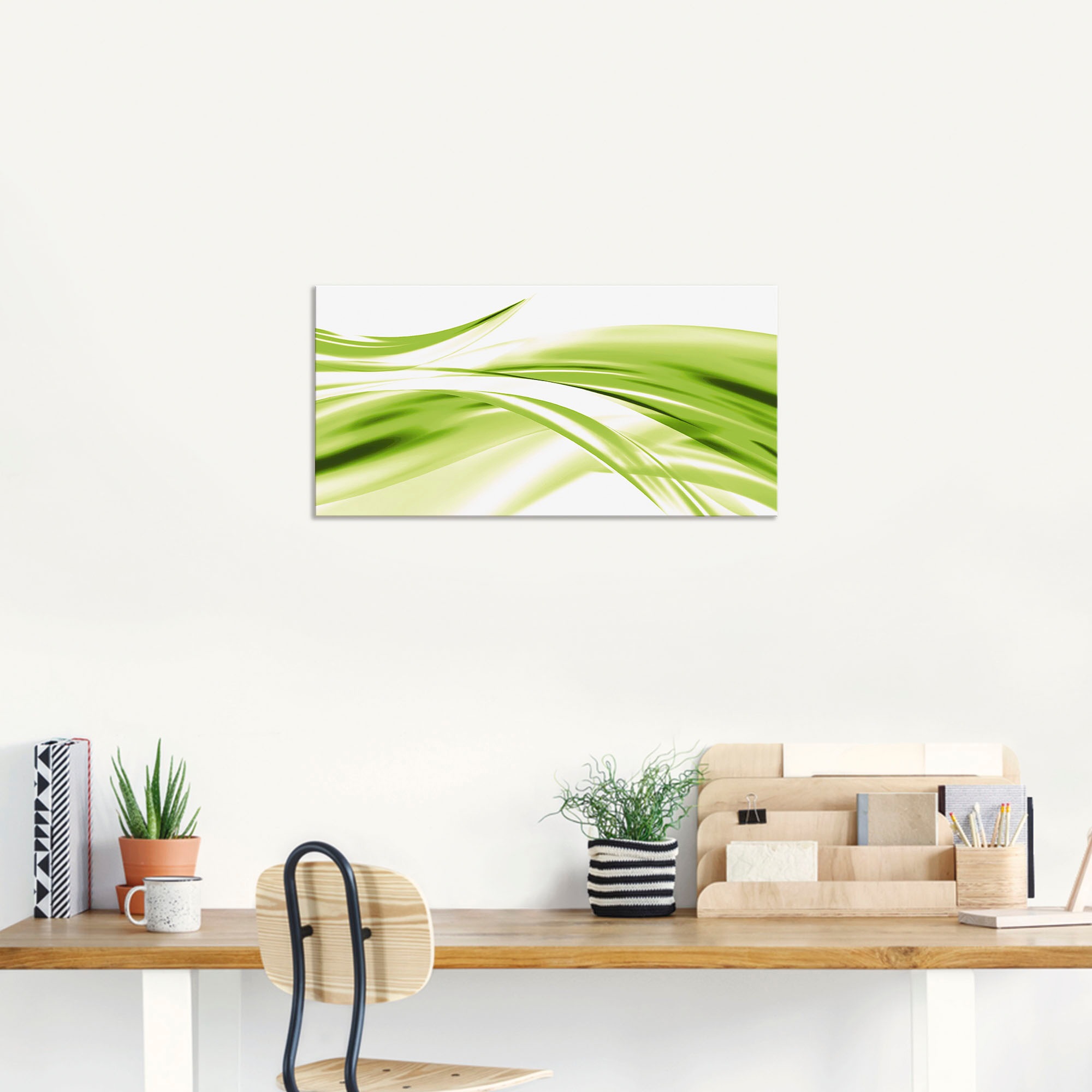 Artland Wandbild »Schöne Welle - Abstrakt«, Gegenstandslos, (1 St.), als Alubild, Outdoorbild, Leinwandbild, Poster in verschied. Größen
