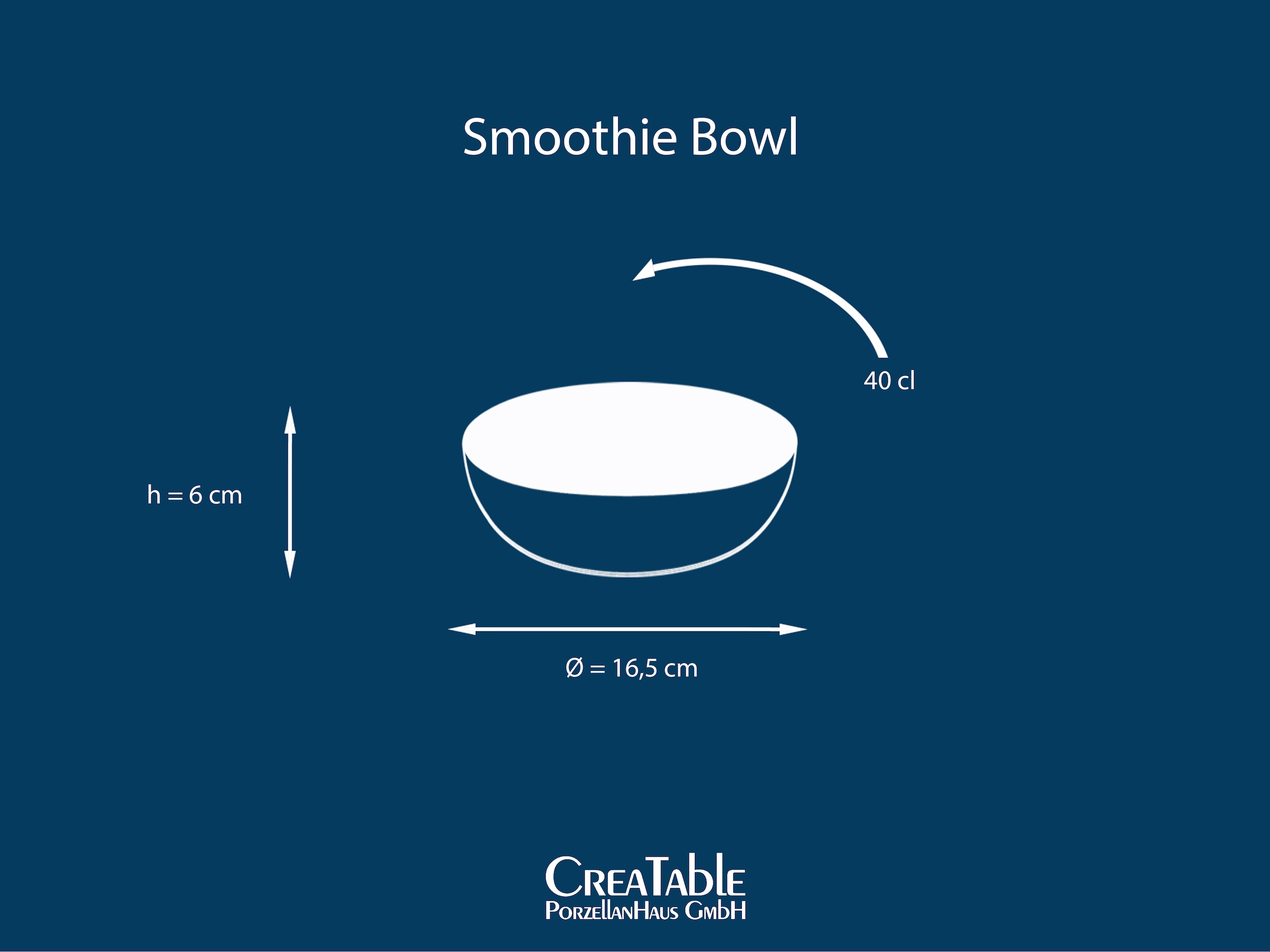 CreaTable Schale »Nature Collection, Smoothie Bowl 4-tlg«, 4 tlg., aus Steinzeug, Handwerklicher Look, Vintage