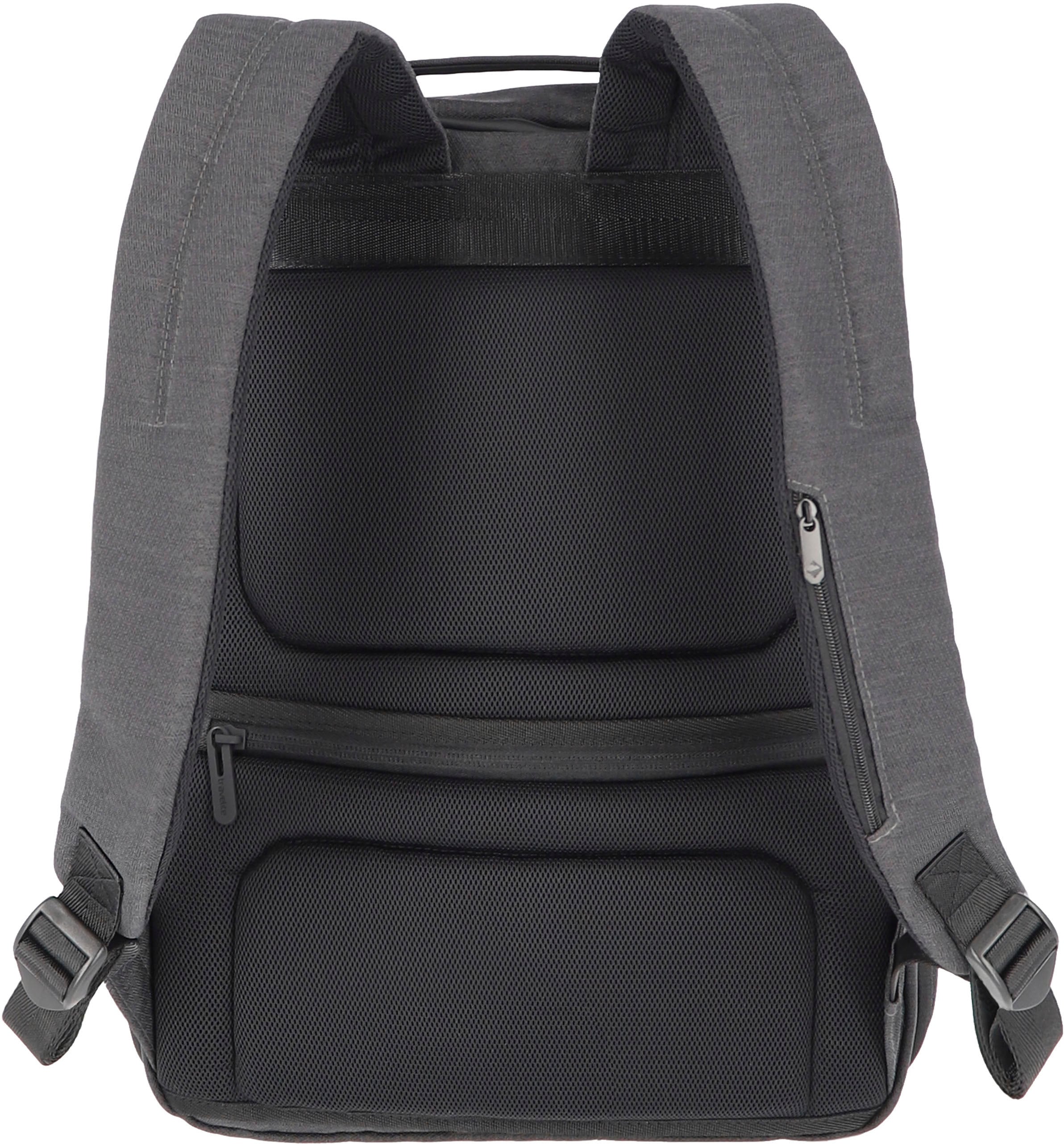 travelite Rucksack »Meet, 41 cm, anthrazit«, Arbeitsrucksack Schulrucksack Laptoprucksack mit 15,6-Zoll Laptopfach