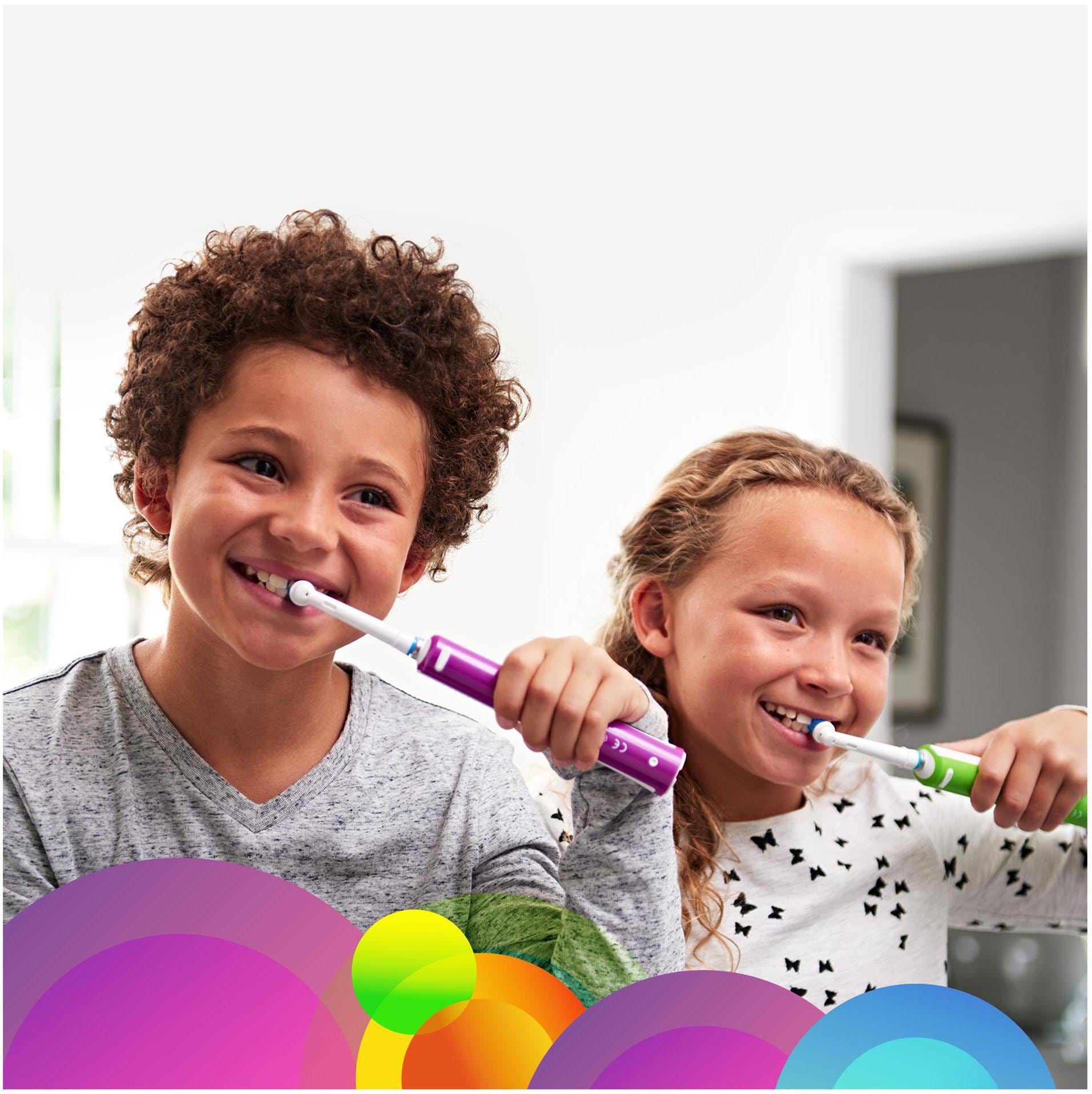 Purple«, Aufsteckbürsten 1 »Junior Oral B online bestellen Elektrische Zahnbürste St.