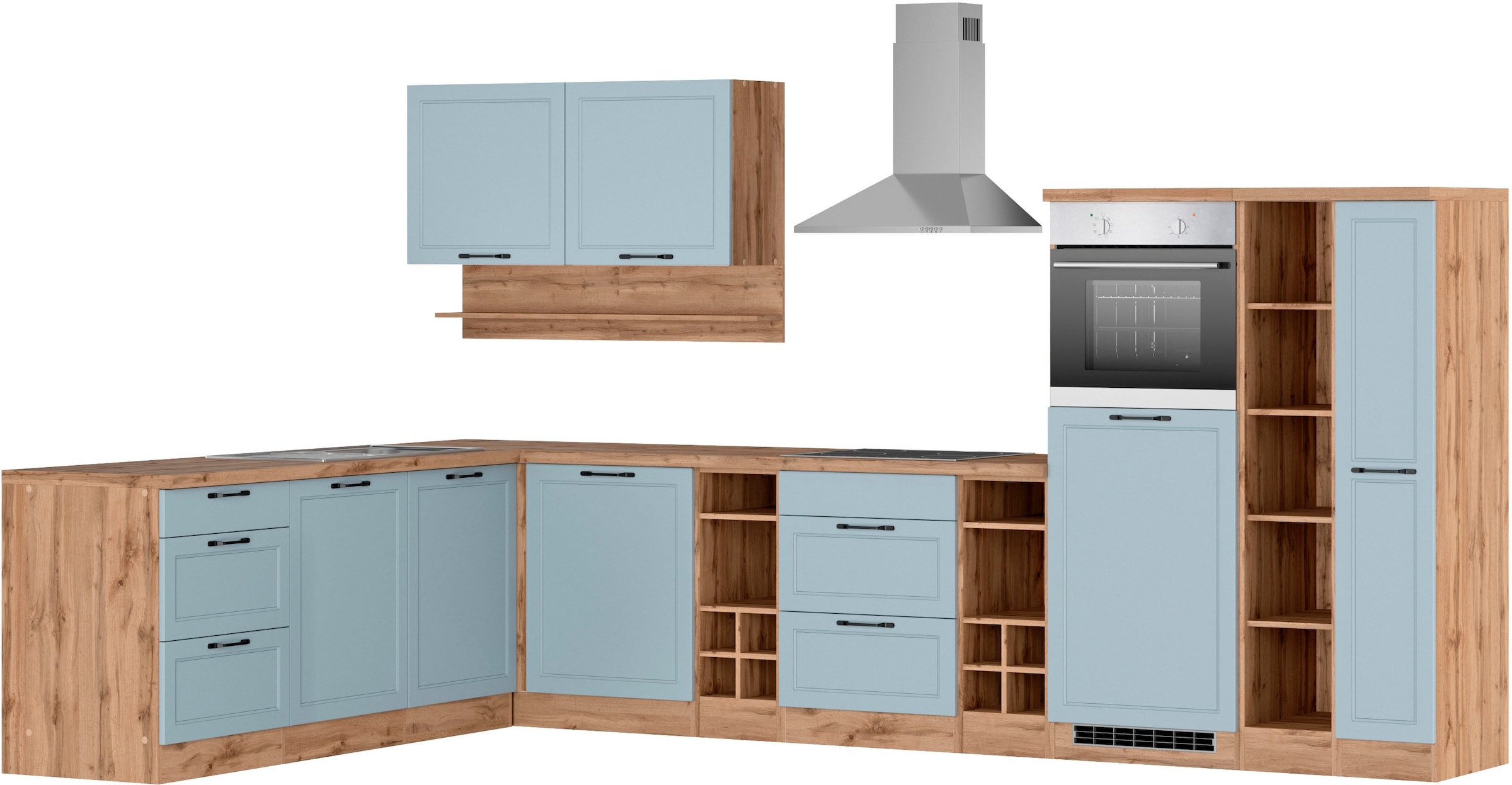 KOCHSTATION Winkelküche "KS-Lana", Stellbreite 240/360 cm, wahlweise mit E- günstig online kaufen