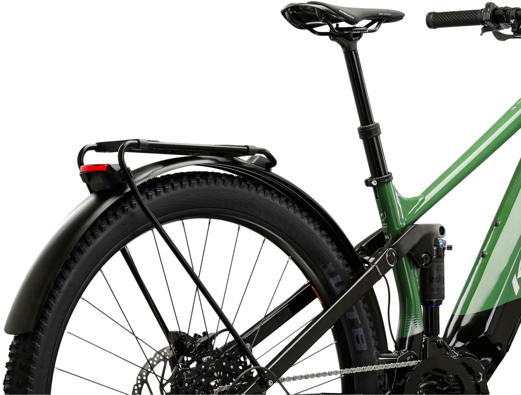 Kross E-Bike »KROSS E-SUV Grist 1.0 29" grün«, 10 Gang, Shimano, CUES U6000, Mittelmotor 250 W, Pedelec, Elektrofahrrad für Damen und Herren