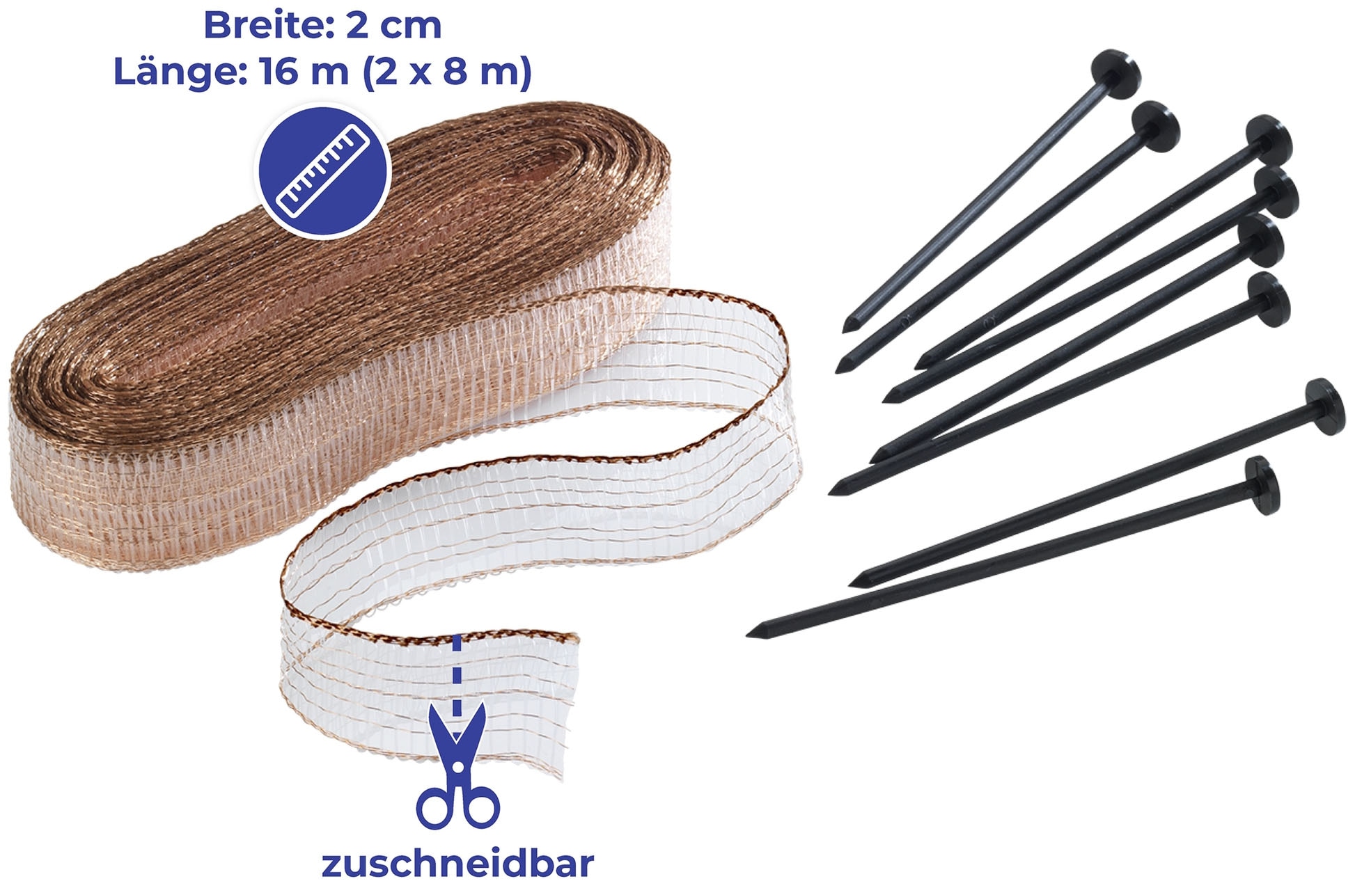 WENKO Schneckenzaun »Schnecken-Stopp« 2 x 8 m