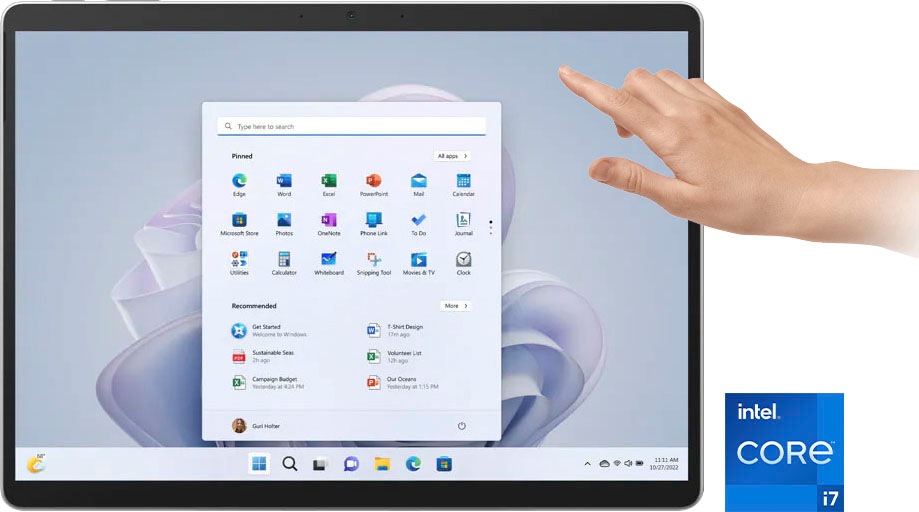 Microsoft Convertible Notebook »Surface Pro 9«, 33 cm, / 13 Zoll, Intel, Core i7, Iris... kaufen
