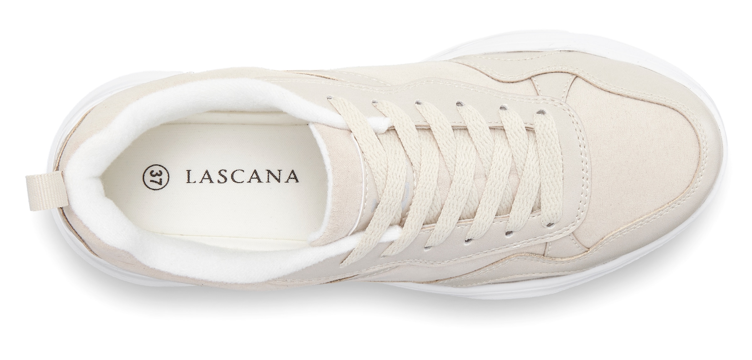 LASCANA Sneaker, mit ultraleichter Chunky Sohle und weicher Innensohle