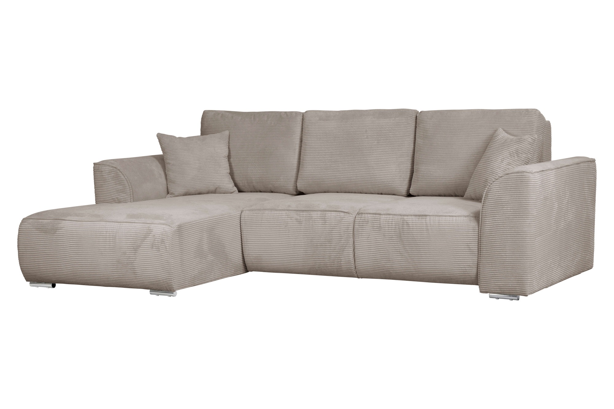 INOSIGN Ecksofa »BEATRICE optionale Schlafsofa mit Bettkasten, B/T/H: 265/170/86 cm«, L-Form, wahlweise auch mit Bettfunktion und Bettkasten