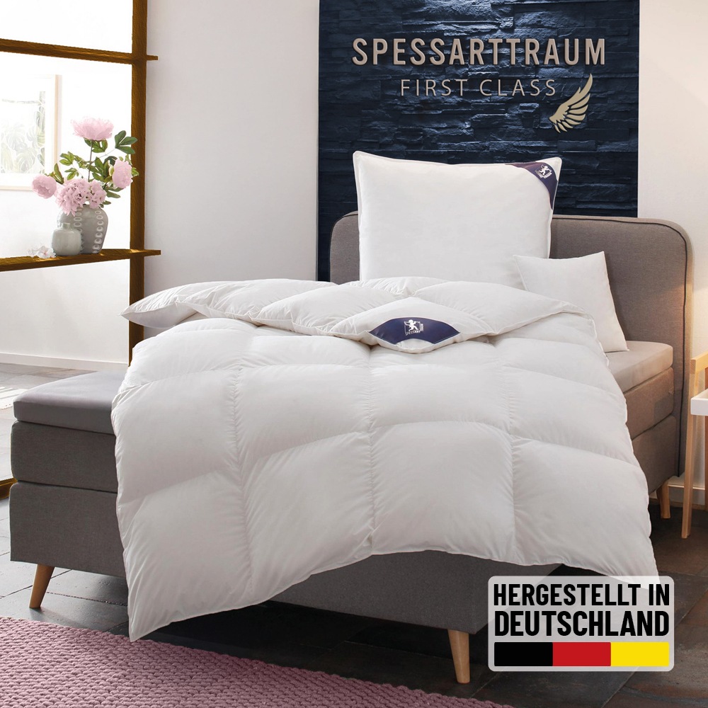 SPESSARTTRAUM Daunenbettdecke »First Class«, warm, Füllung 90% Daunen / 10% günstig online kaufen