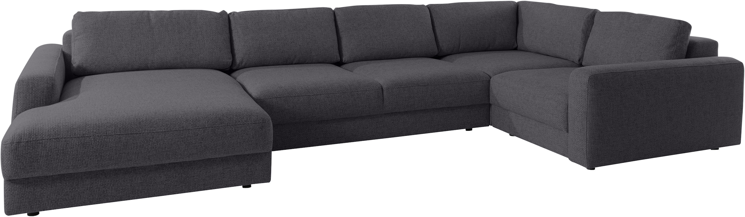 Places of Style Wohnlandschaft »Bloomfield, U-Form«, mit extra tiefer Sitzfläche, wahlweise mit Sitztiefenverstellung