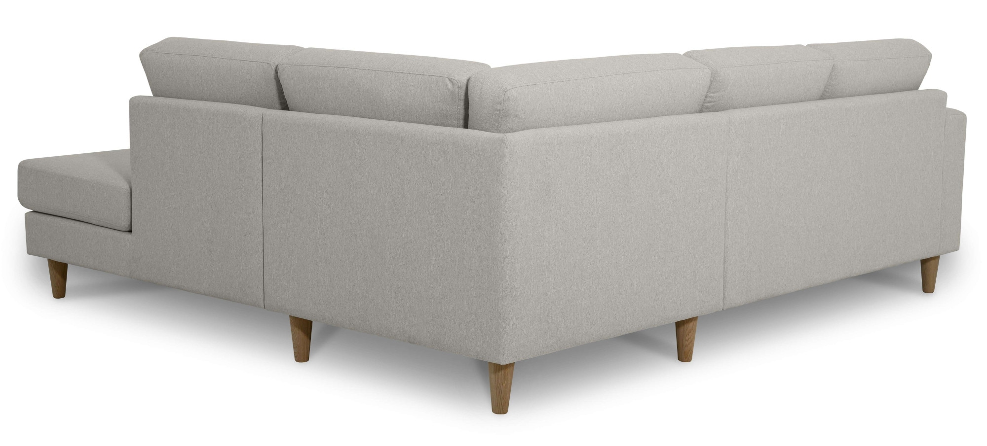 andas Ecksofa »Tvinno«, im skandinavischen Stil, L-Form, mit Massivholzfüßen, Breite 230 cm