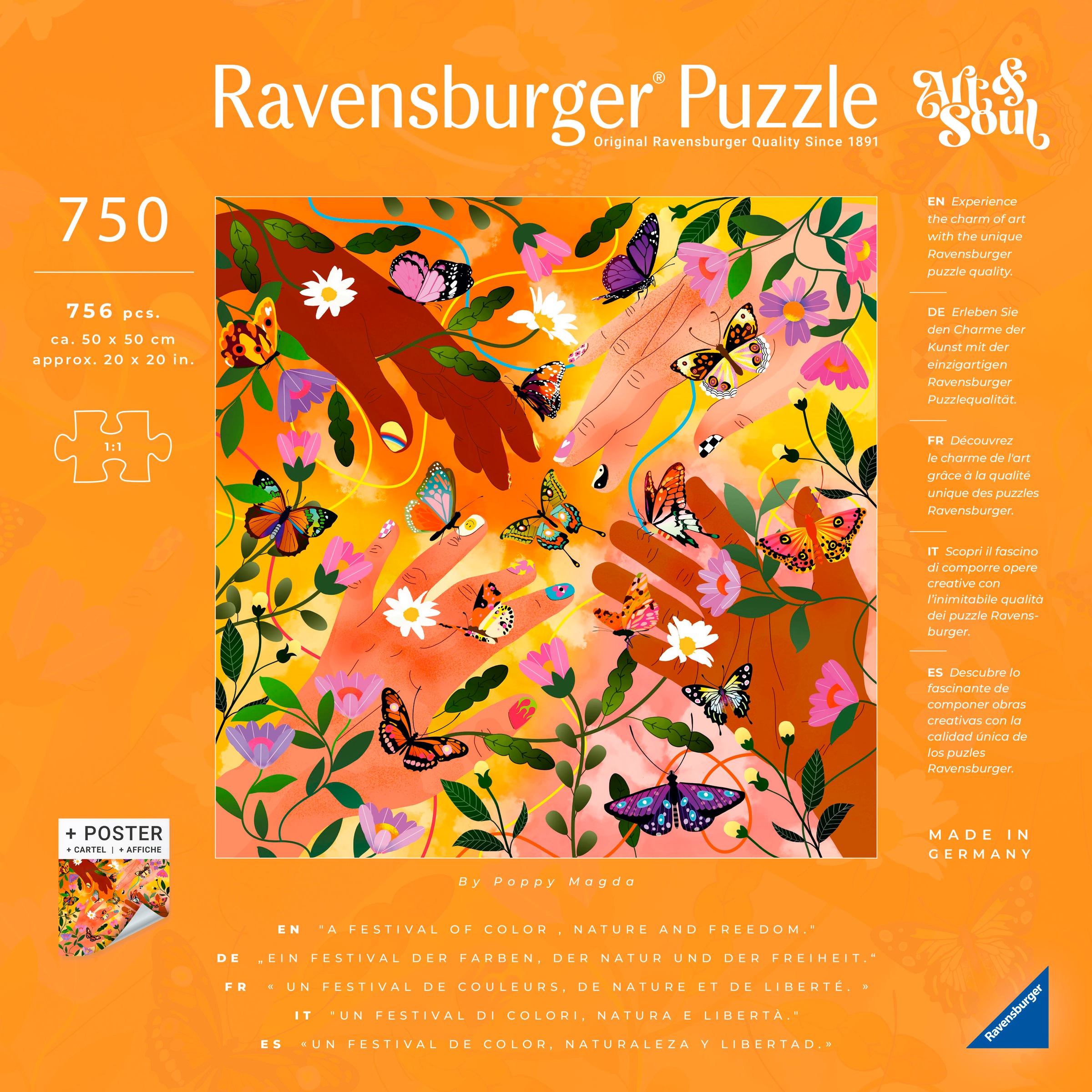 Ravensburger Puzzle »Flower Festival«, (750 tlg.), Made in Germany