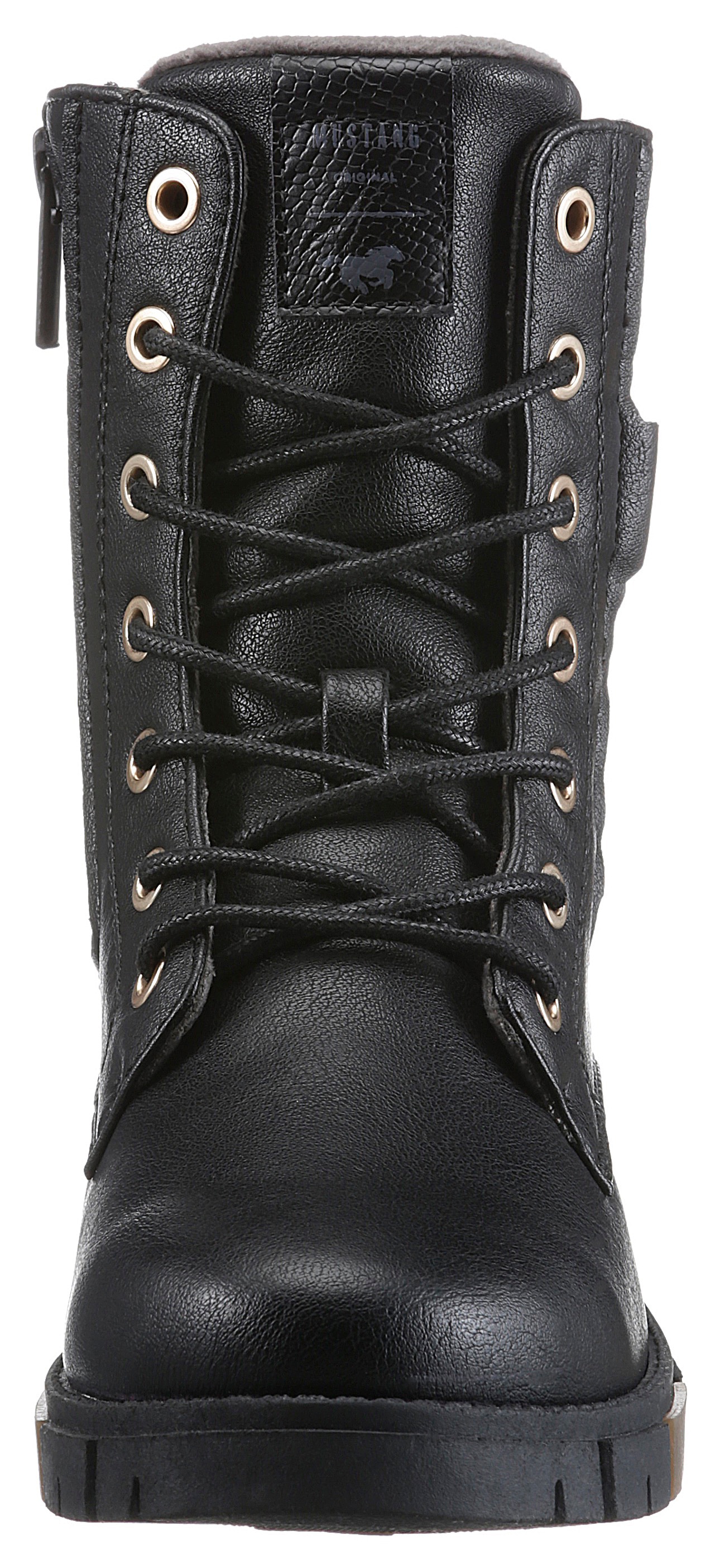 Mustang Shoes Schnürstiefelette, Boots, Winterstiefel mit Innen-Reißverschluss