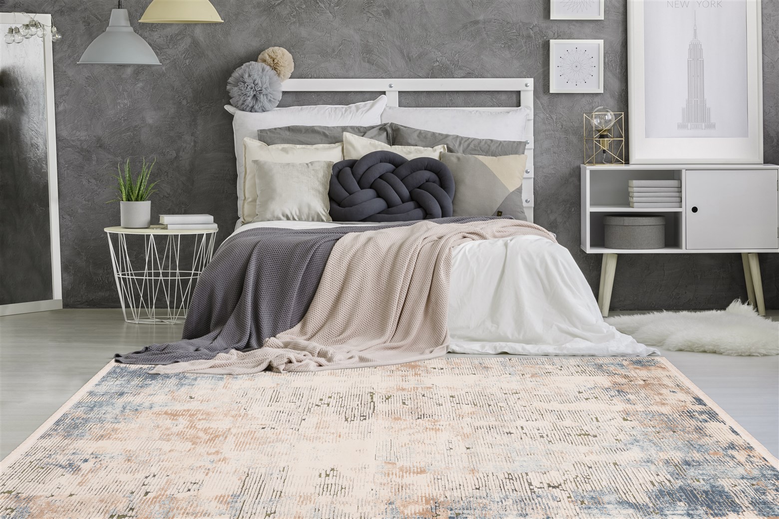 Arte Espina Teppich »Palace 100«, rechteckig, 13 mm Höhe, Soft Touch, Vinta günstig online kaufen