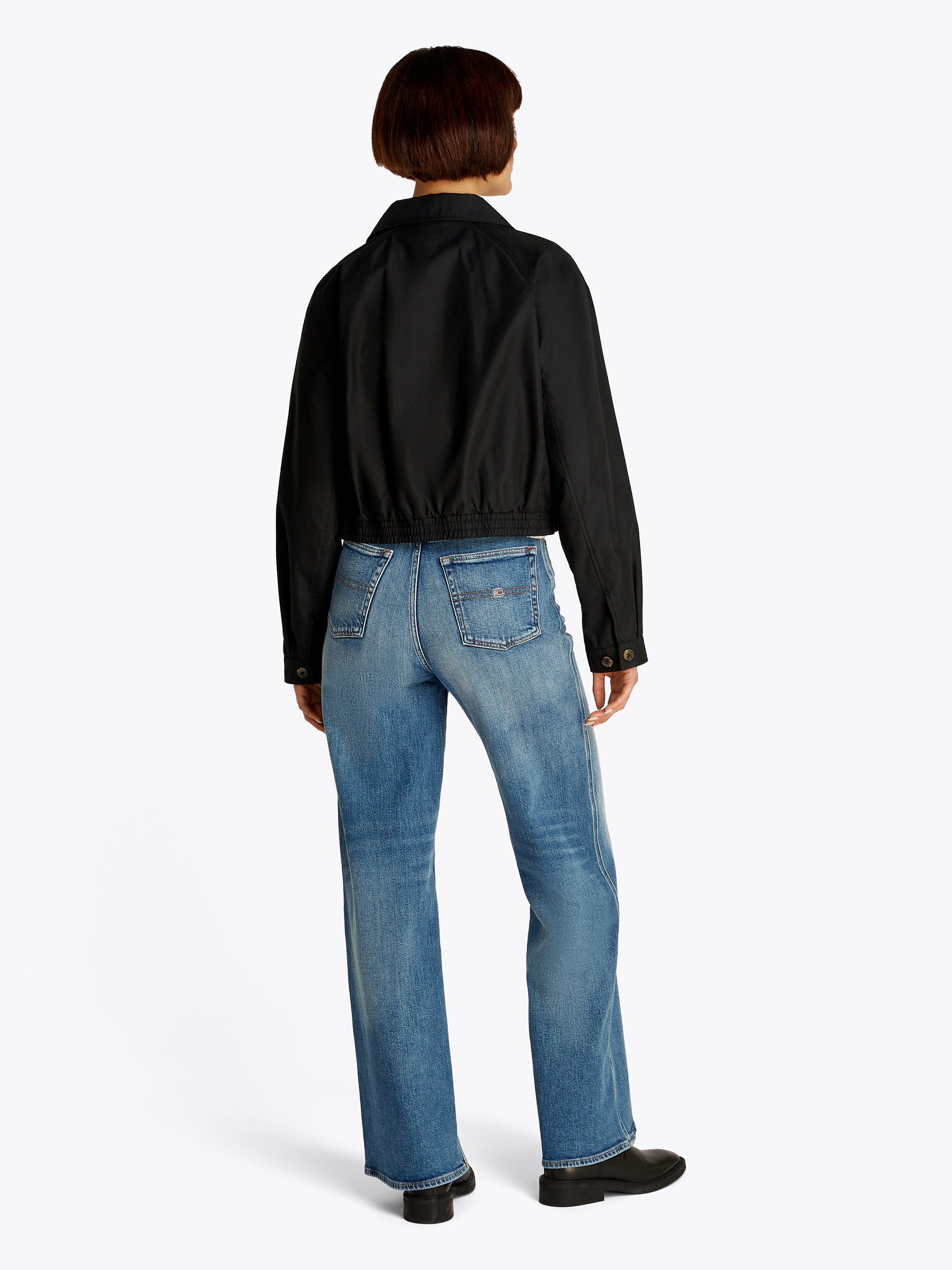 Tommy Jeans Blouson »TJW COTTON JACKET EXT«, mit kurzem Schnitt, mit Raglanärmeln