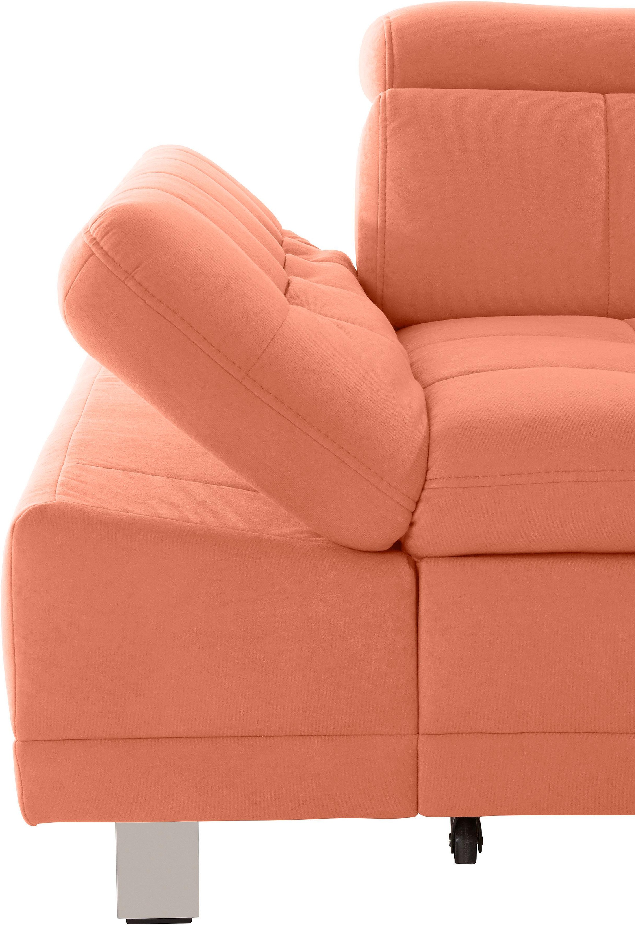 sit&more Ecksofa »Limit L-Form«, wahlweise mit Bettfunktion und Bettkasten