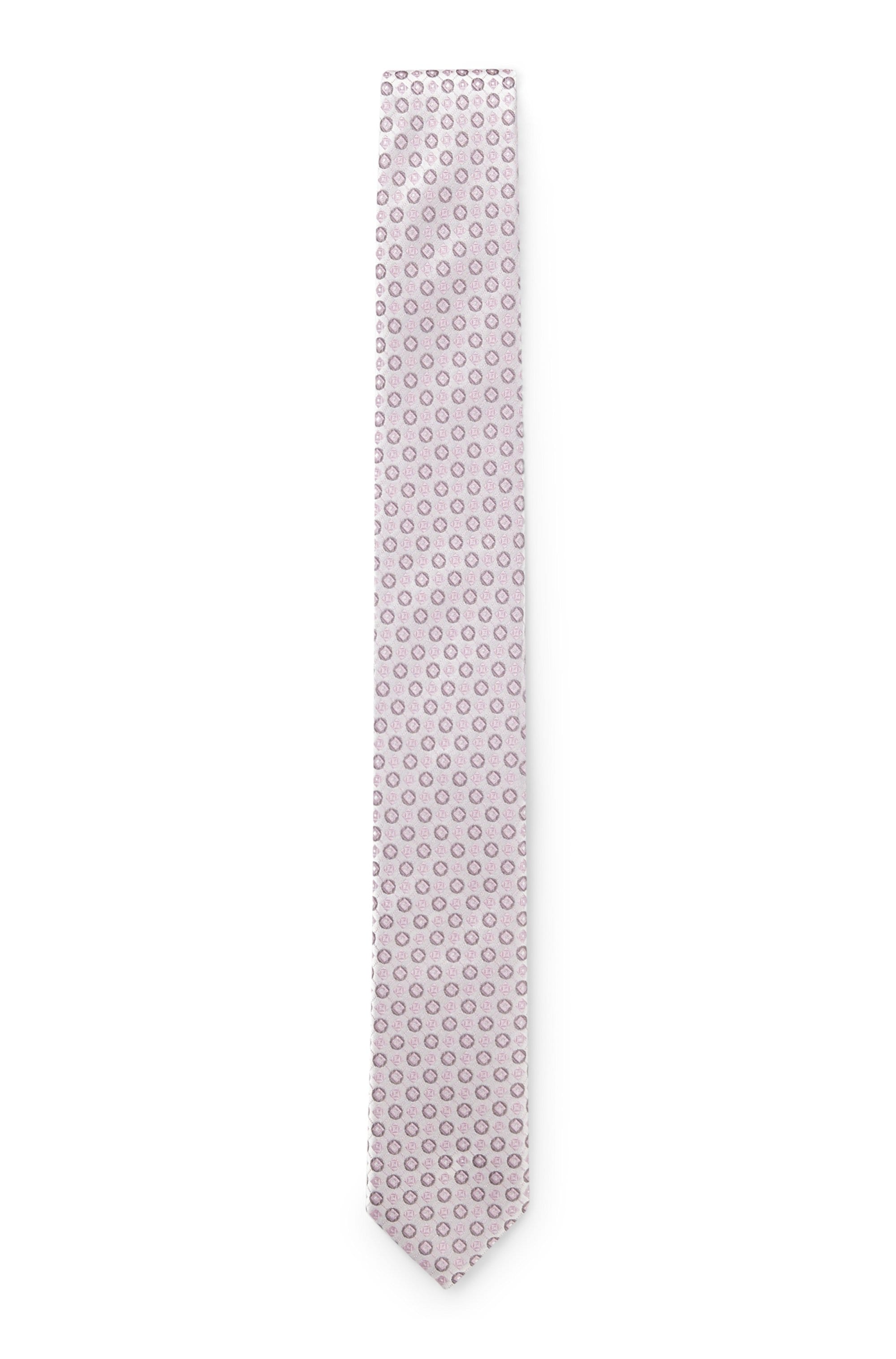 BOSS Krawatte »H-Tie 6 cm« aus einem Seiden-Mix mit Jacquard-Muster