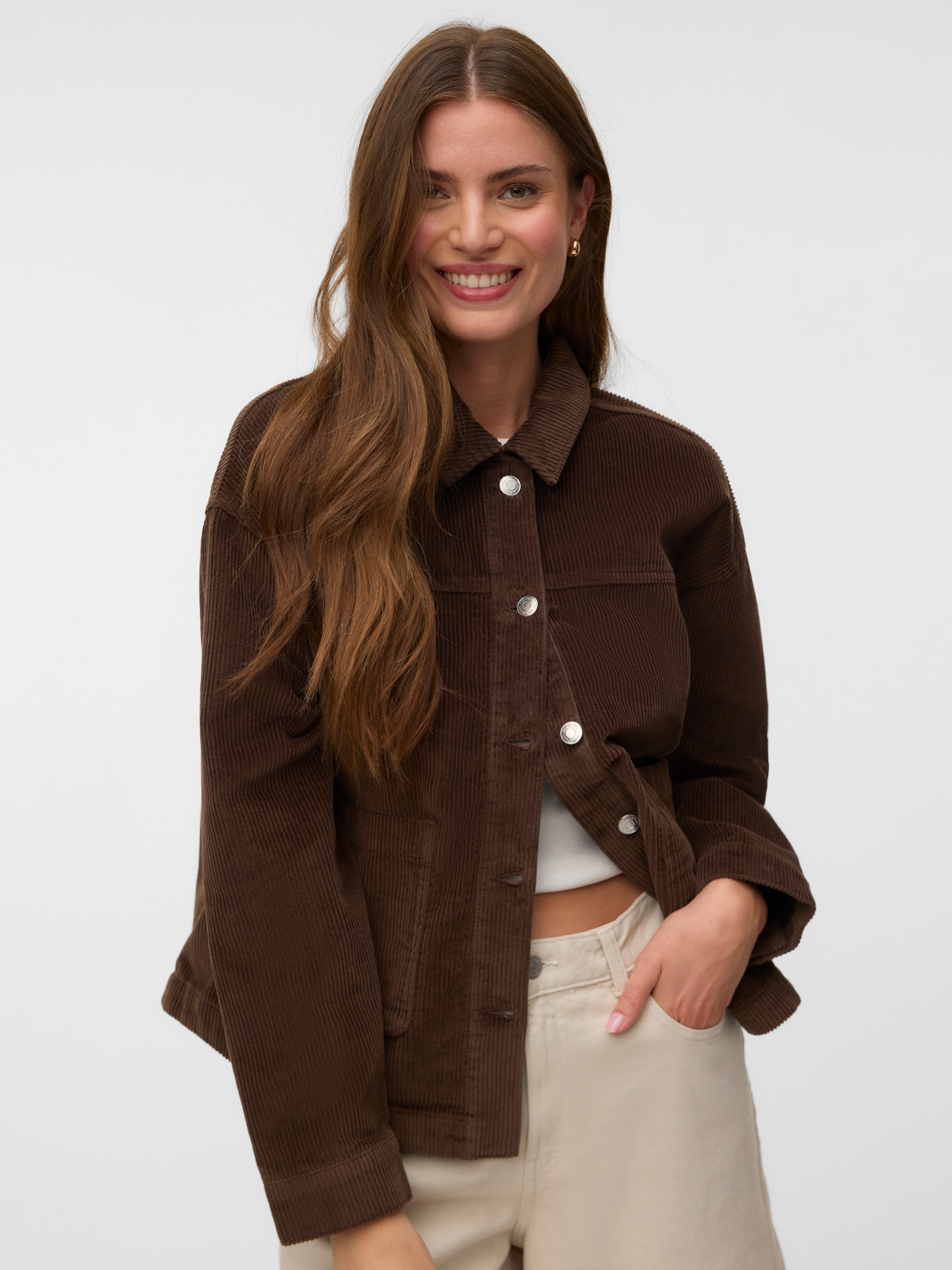 Vero Moda Cordjacke »VMJAMIE LS CORDUROY SHACKET MIX NOOS« Baumwolle