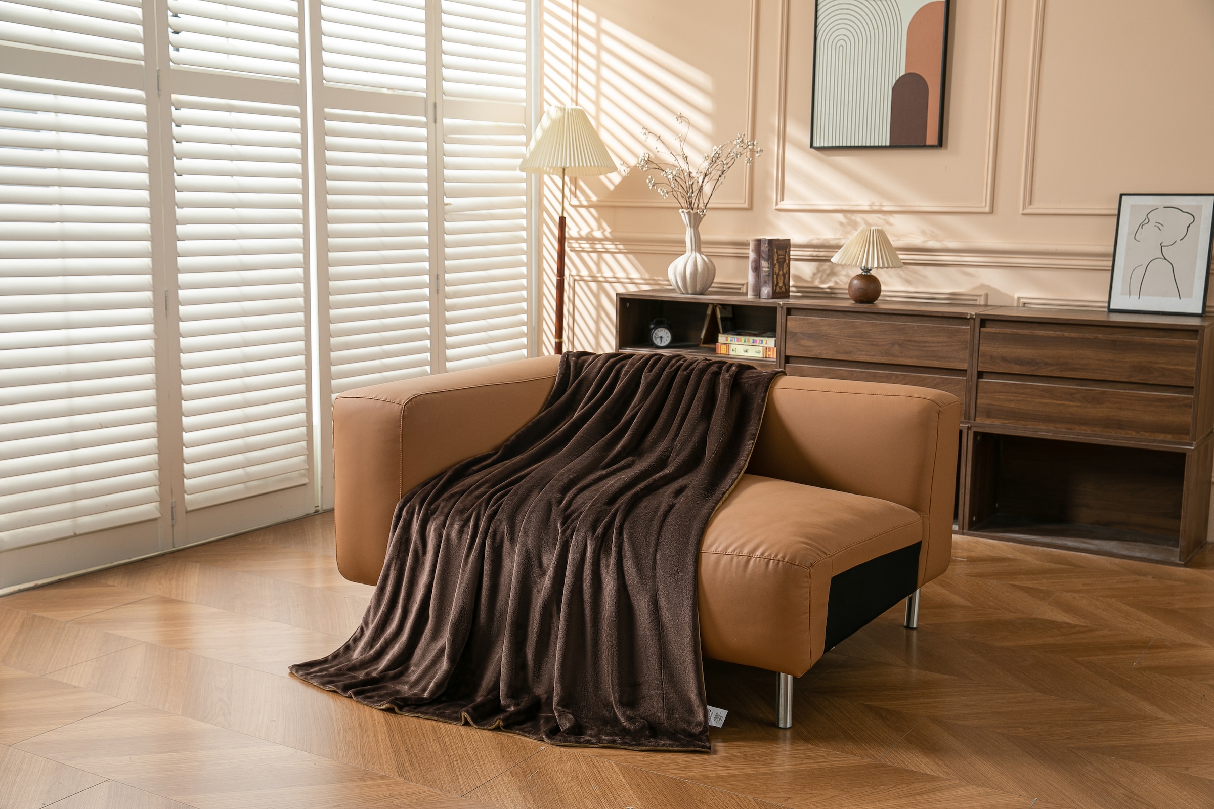 OTTO home Wohndecke »Tobbin, zweifarbig, kuschelweiche Tagesdecke« doppelseitige Wohndecke aus Flannel, verschiedene Größen, zweifarbig