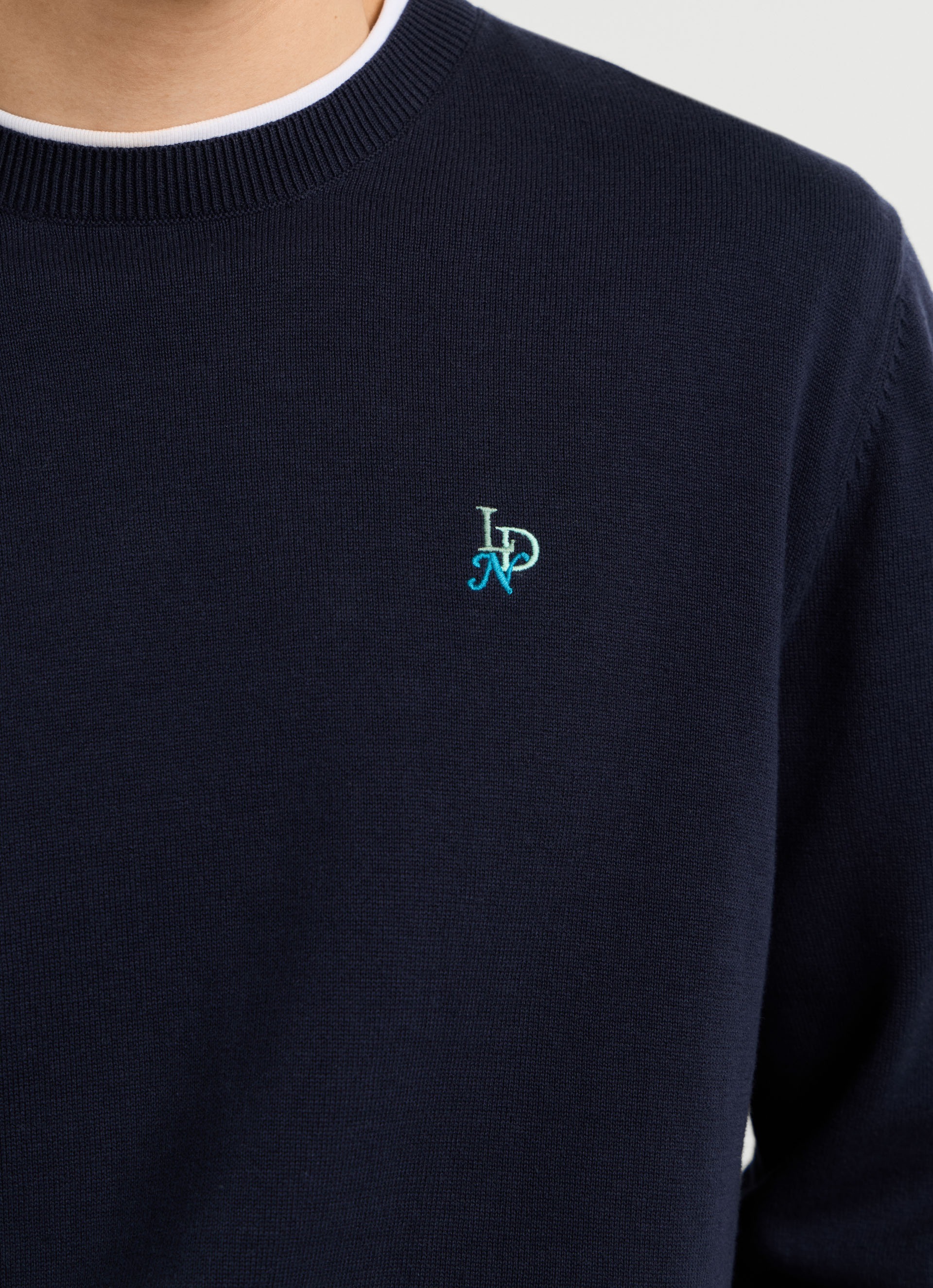 Pepe Jeans Rundhalspullover »DANIELS« mit gestickten Details, Baumwolle