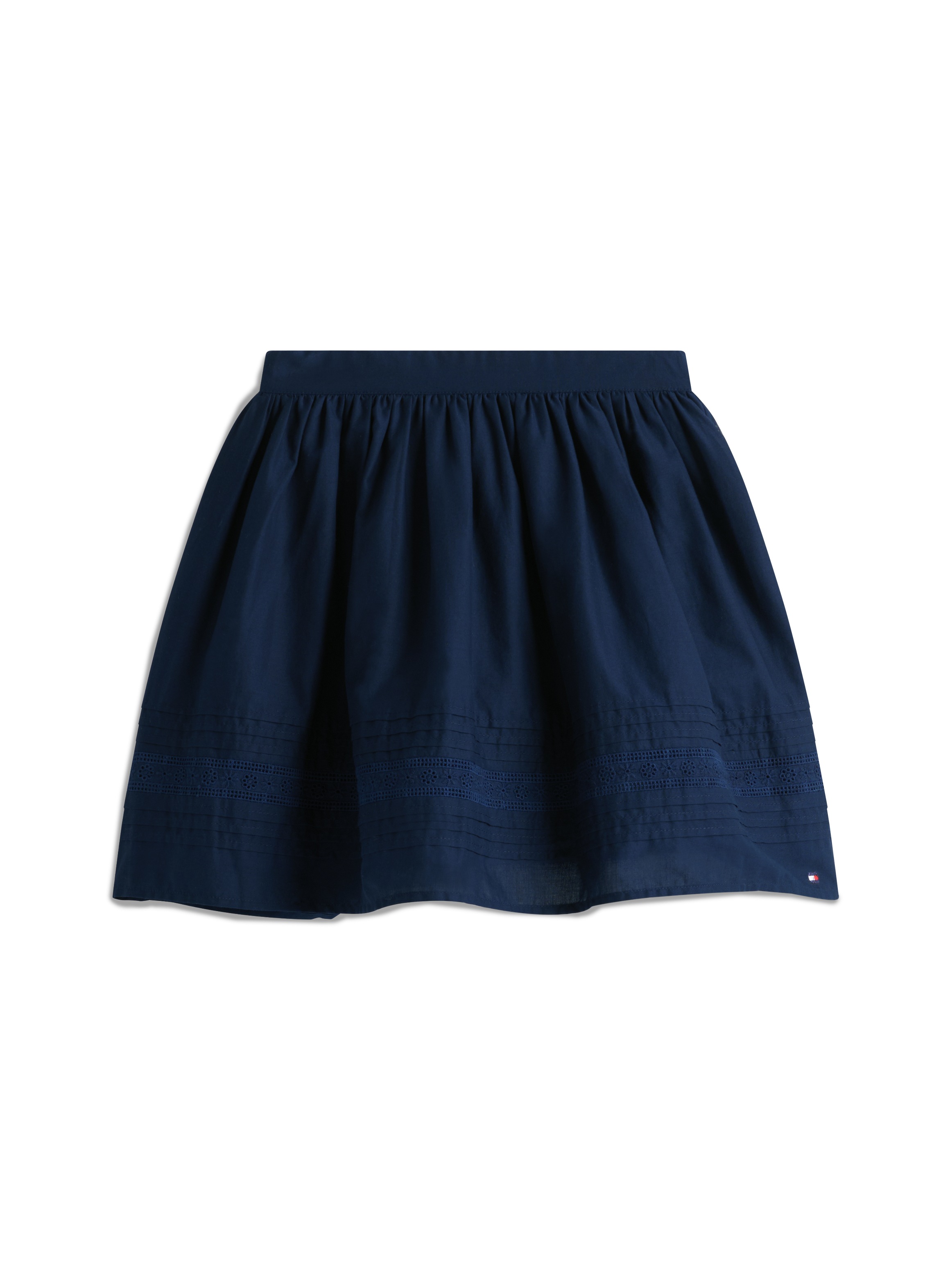 Tommy Hilfiger Webrock »EMBROIDERED TAPE SKIRT« für Kinder bis 16 Jahre, mit Stickerei