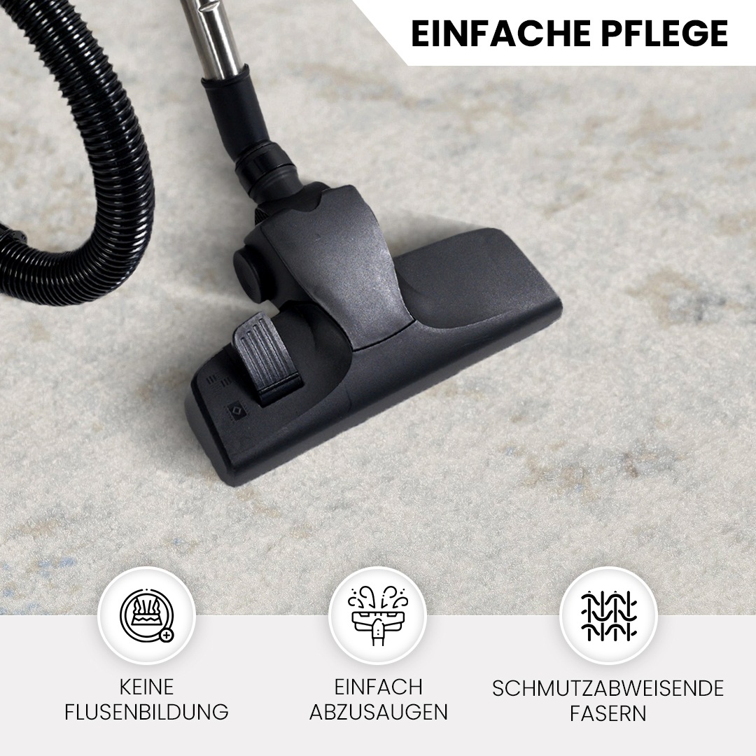Livabliss Teppich »UTRECHT«, rechteckig, 9 mm Höhe, Designerteppich in Marmor Optik, Kurzflor Wohnzimmerteppich/Läufer