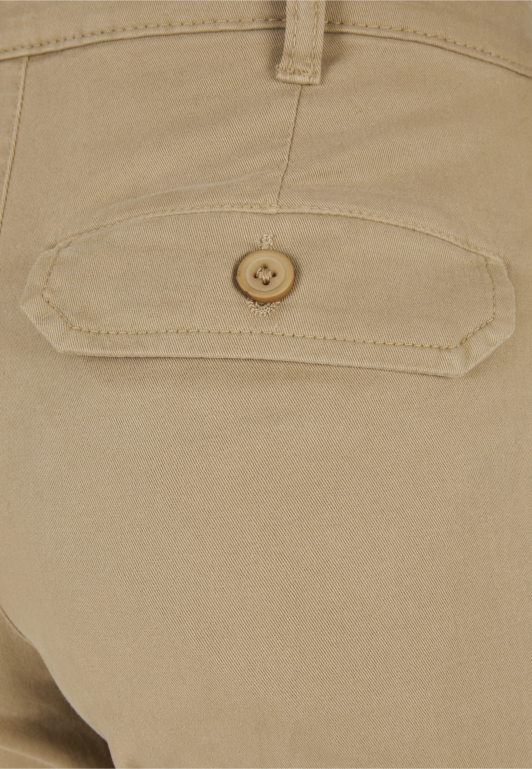 URBAN CLASSICS Chinos »Urban Classics Damen Ladies High Waist Wide Leg Chino Pants«