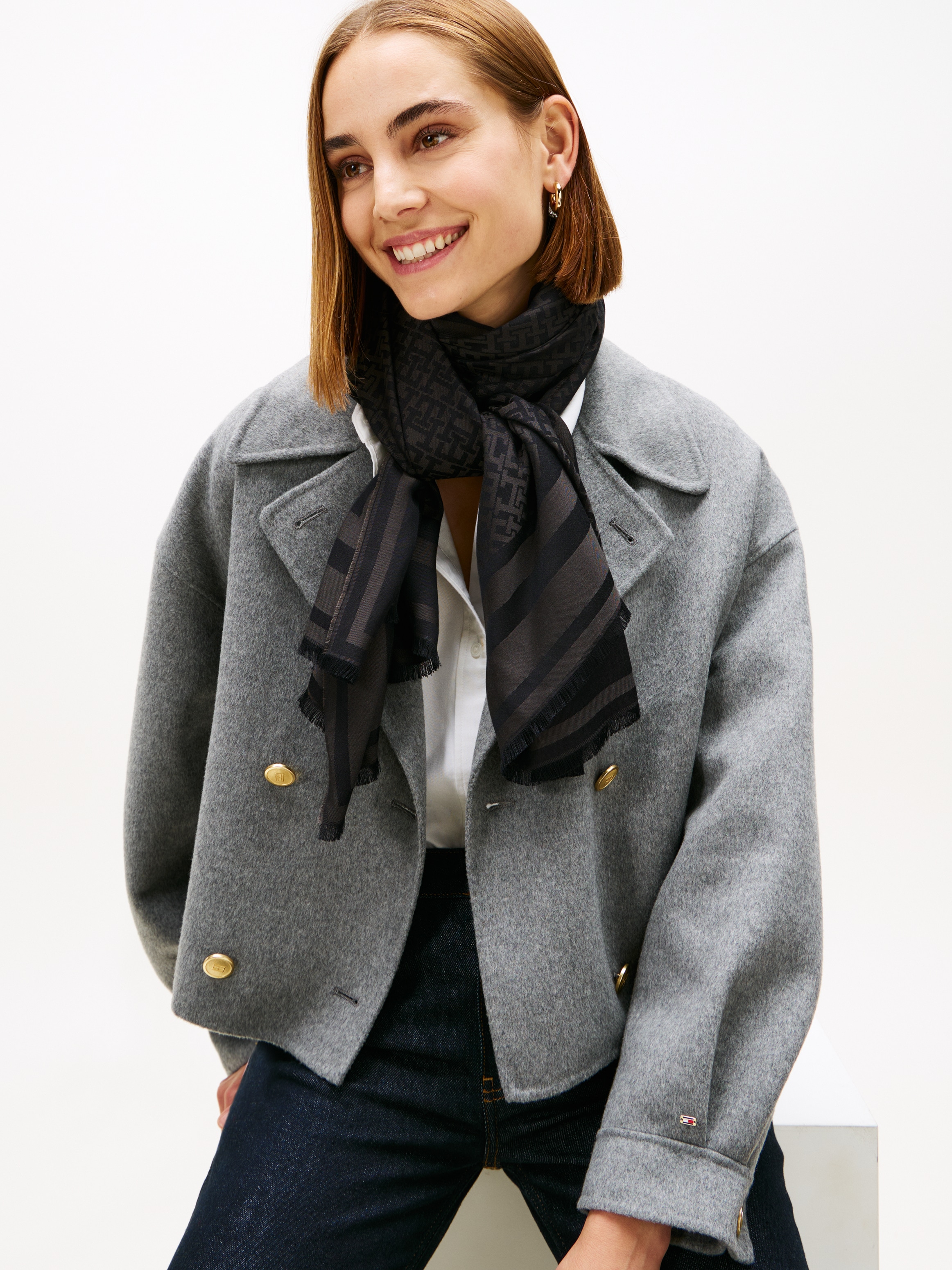 Tommy Hilfiger Modeschal »TH MONOGRAM«