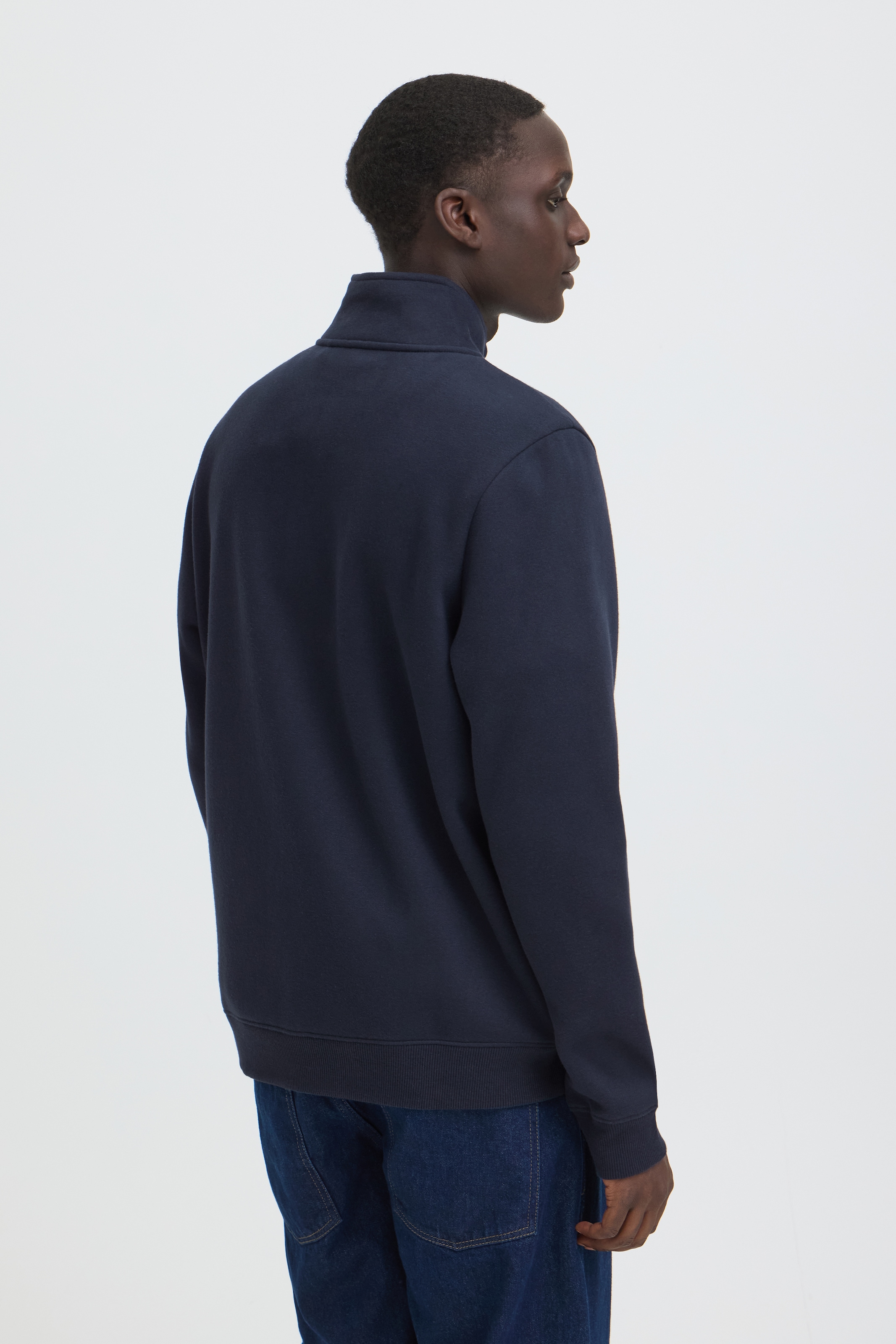 Blend Sweatjacke »BHKENJI ZP CARDIGAN« Materialmix, regular fit