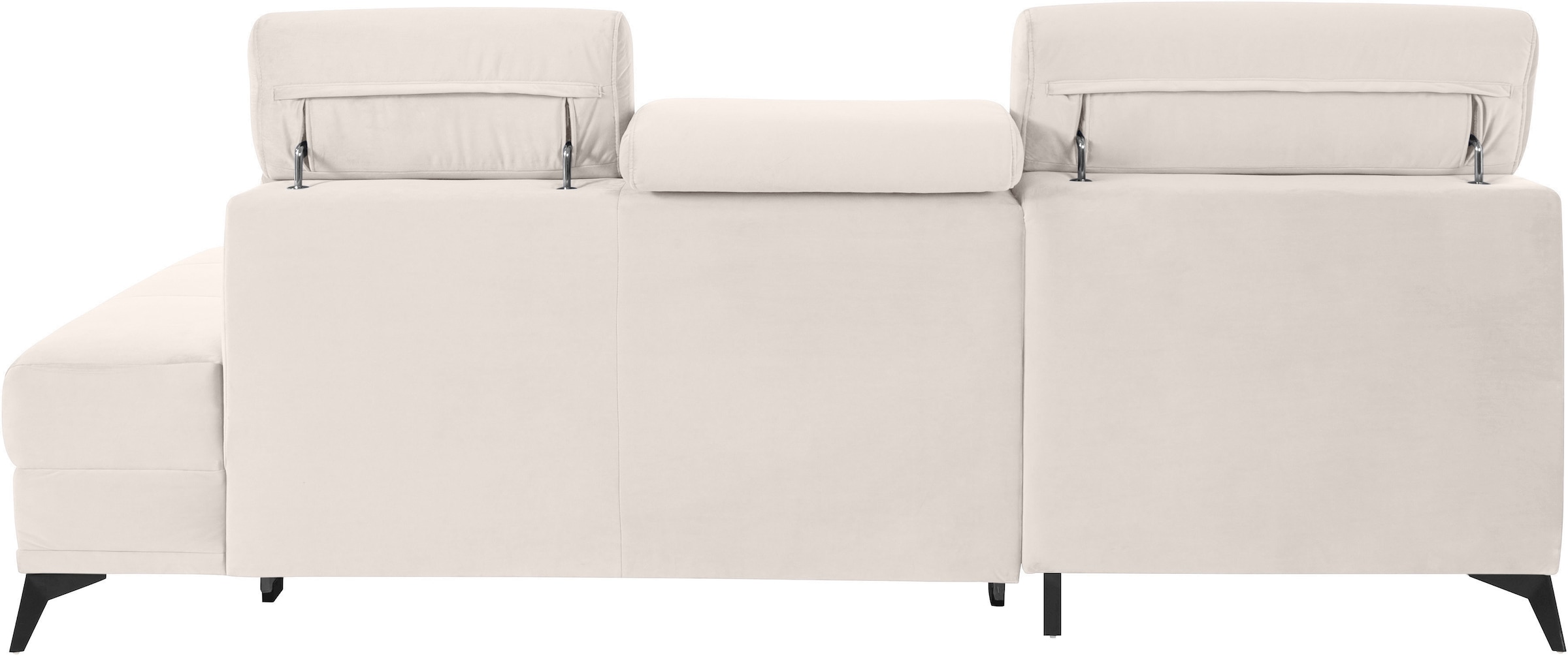 INOSIGN Ecksofa »Cardiz L-Form«, inkl.Kopfteilverstellung und Federkern wahlweise mit Bettfunktion