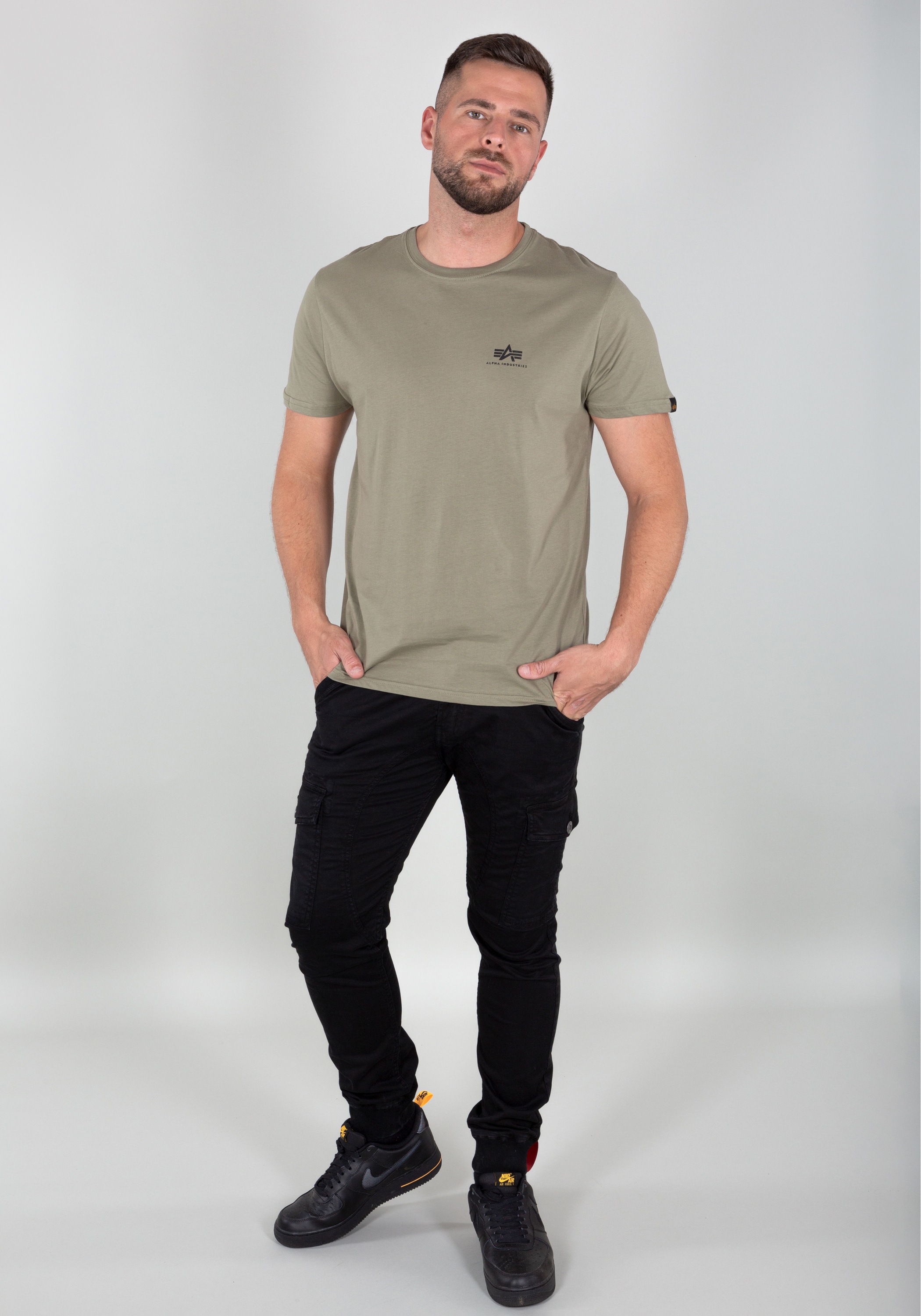 Alpha Industries T-Shirt »Alpha Industries Men - T-Shirts Basic T-Shirt SL«