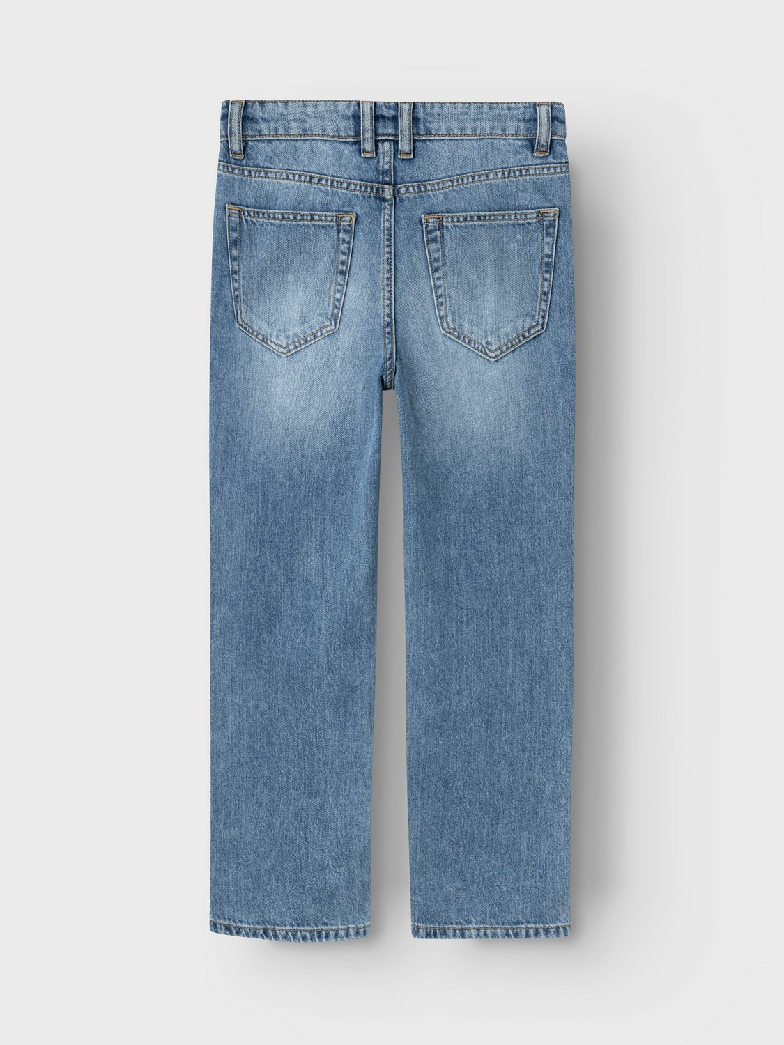 Name It Straight-Jeans »NKMRYAN – Jeans mit geradem Bein, strapazierfähig« unifarben, casual, straight fit, Denim/Jeans