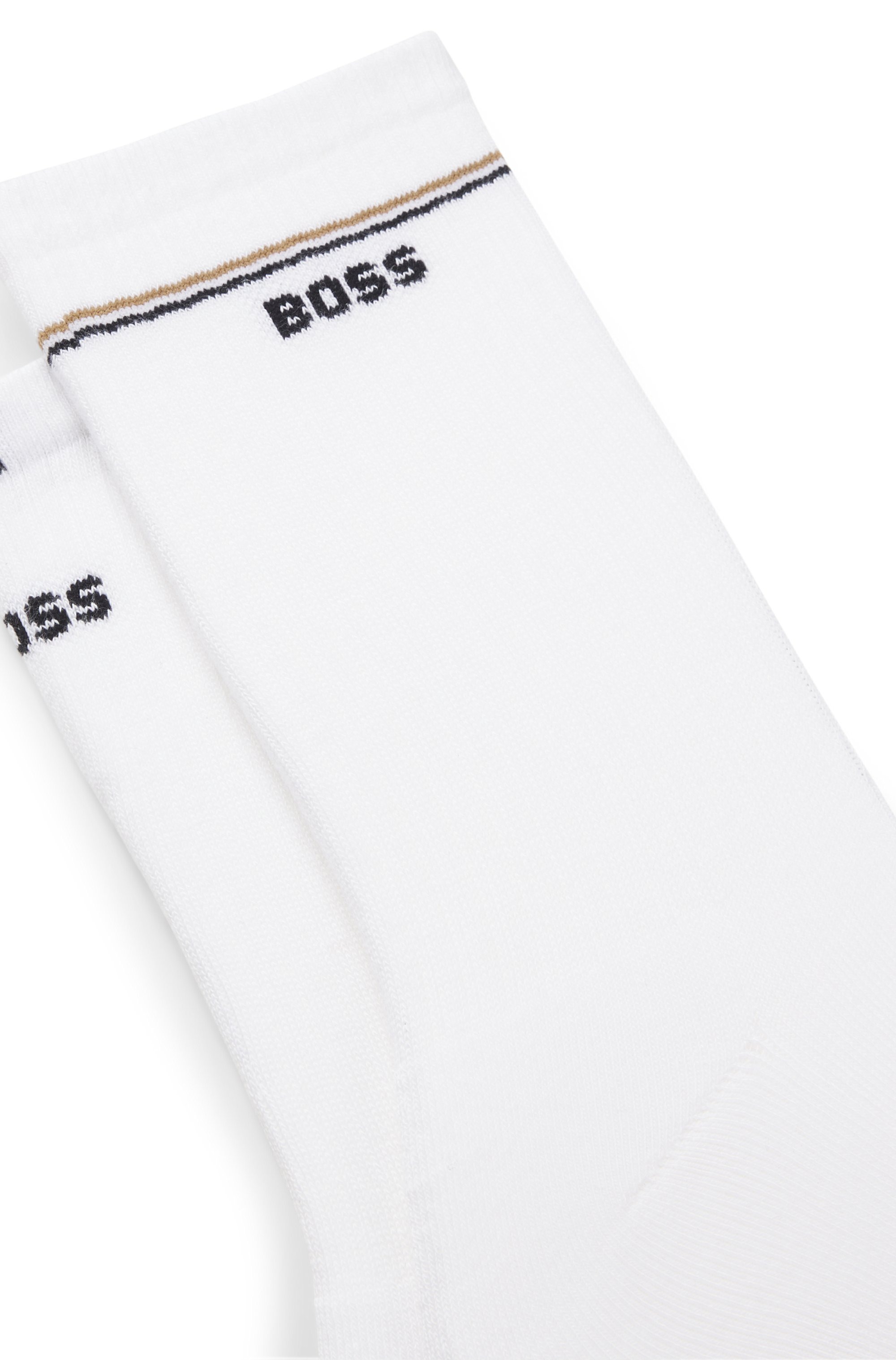 BOSS Socken »2P QS Iconic CC W«, (Packung, 2 Paar, 2er), mit BOSS-Logoschriftzug