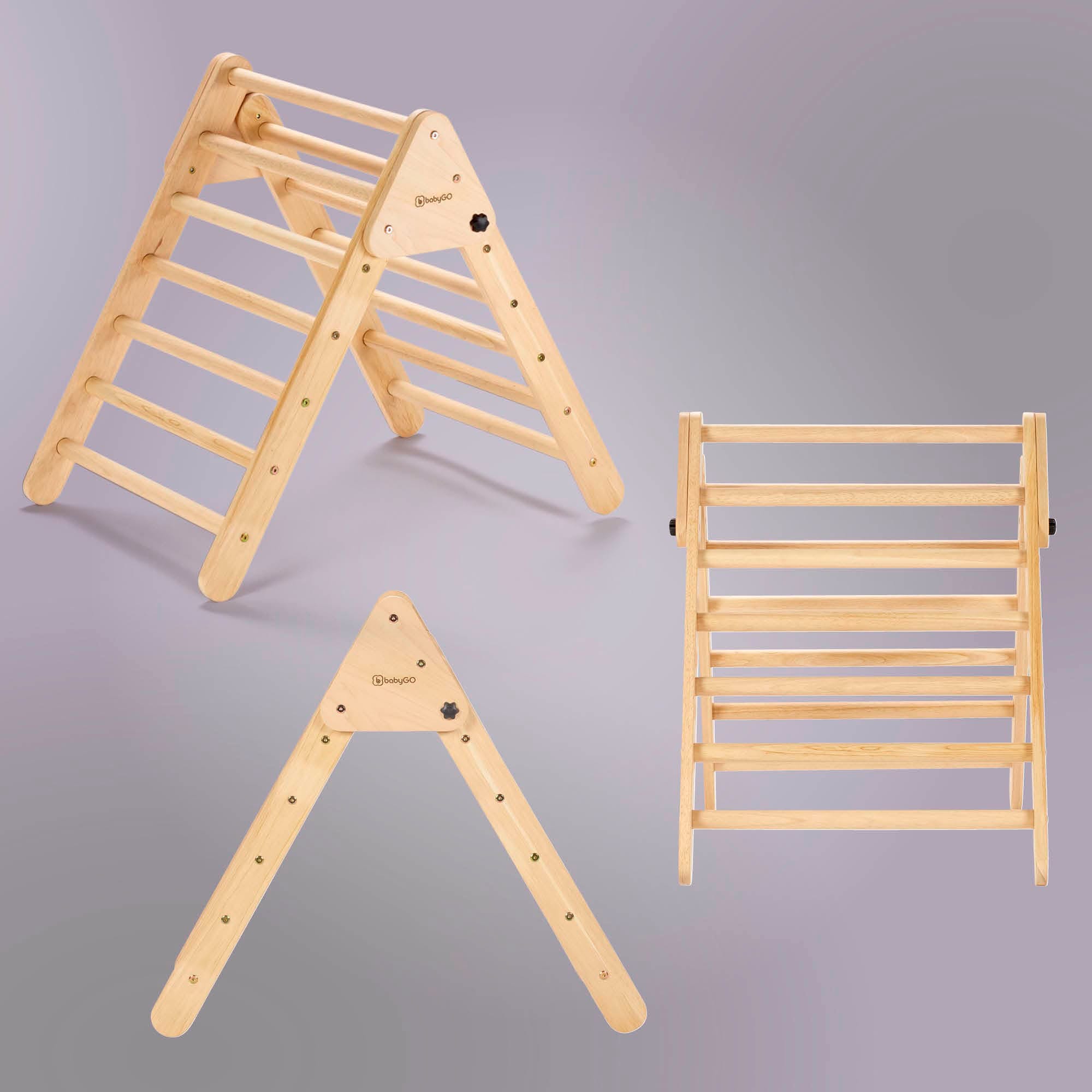 BabyGo Klettergerüst »Woodland 2 Kletterdreieck«, aus Holz