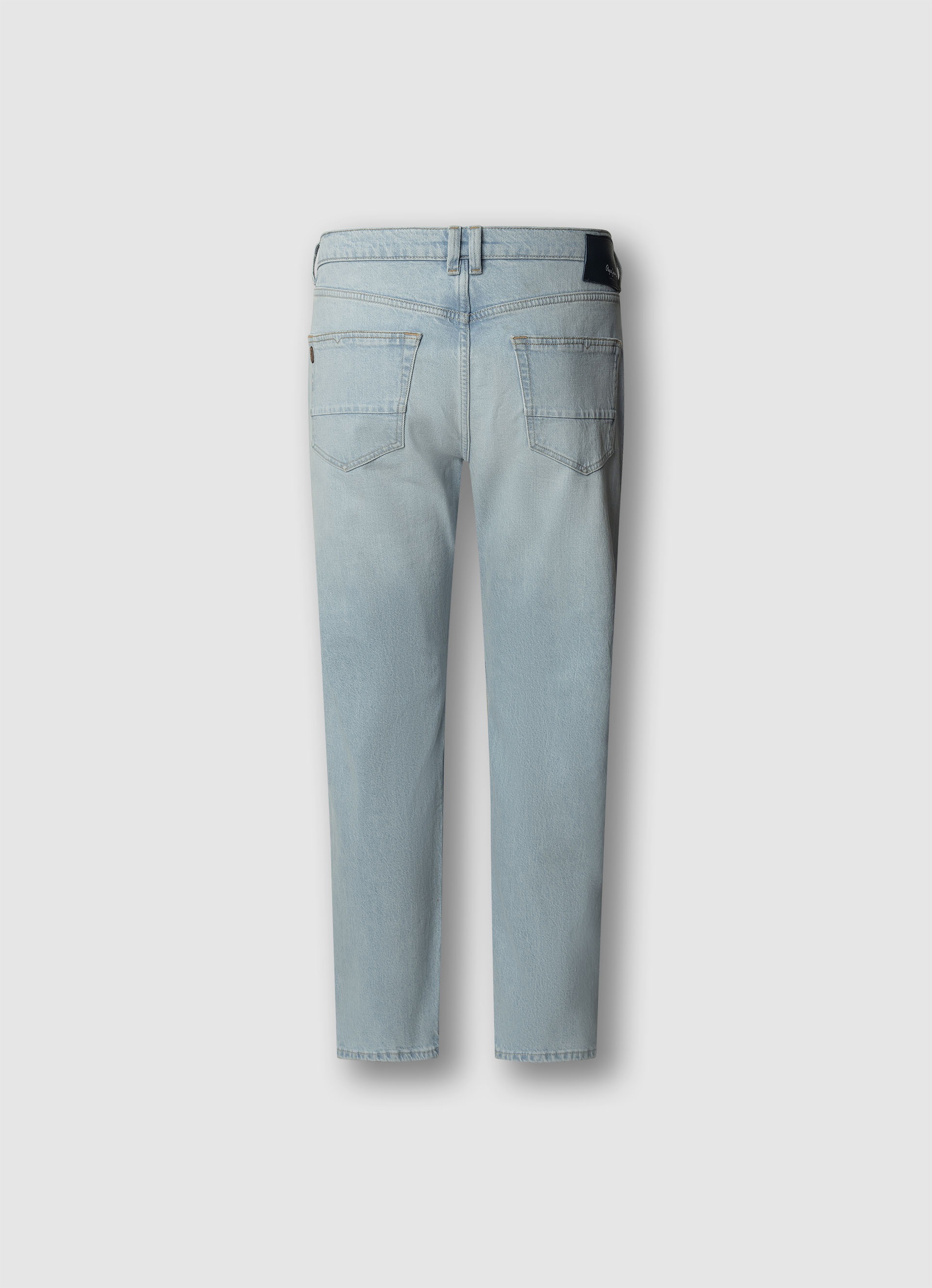Pepe Jeans Straight-Jeans »BYRON FS POWDERED BLUE« Regular Waist