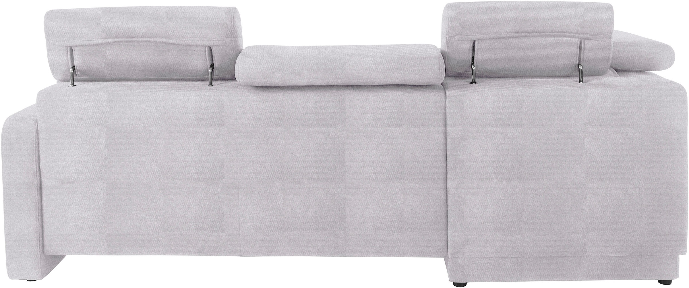 sit&more Ecksofa »Bologna L-Form«, Kopfteilverstellung, wahlweise mit Bettfunktion und Schubkasten