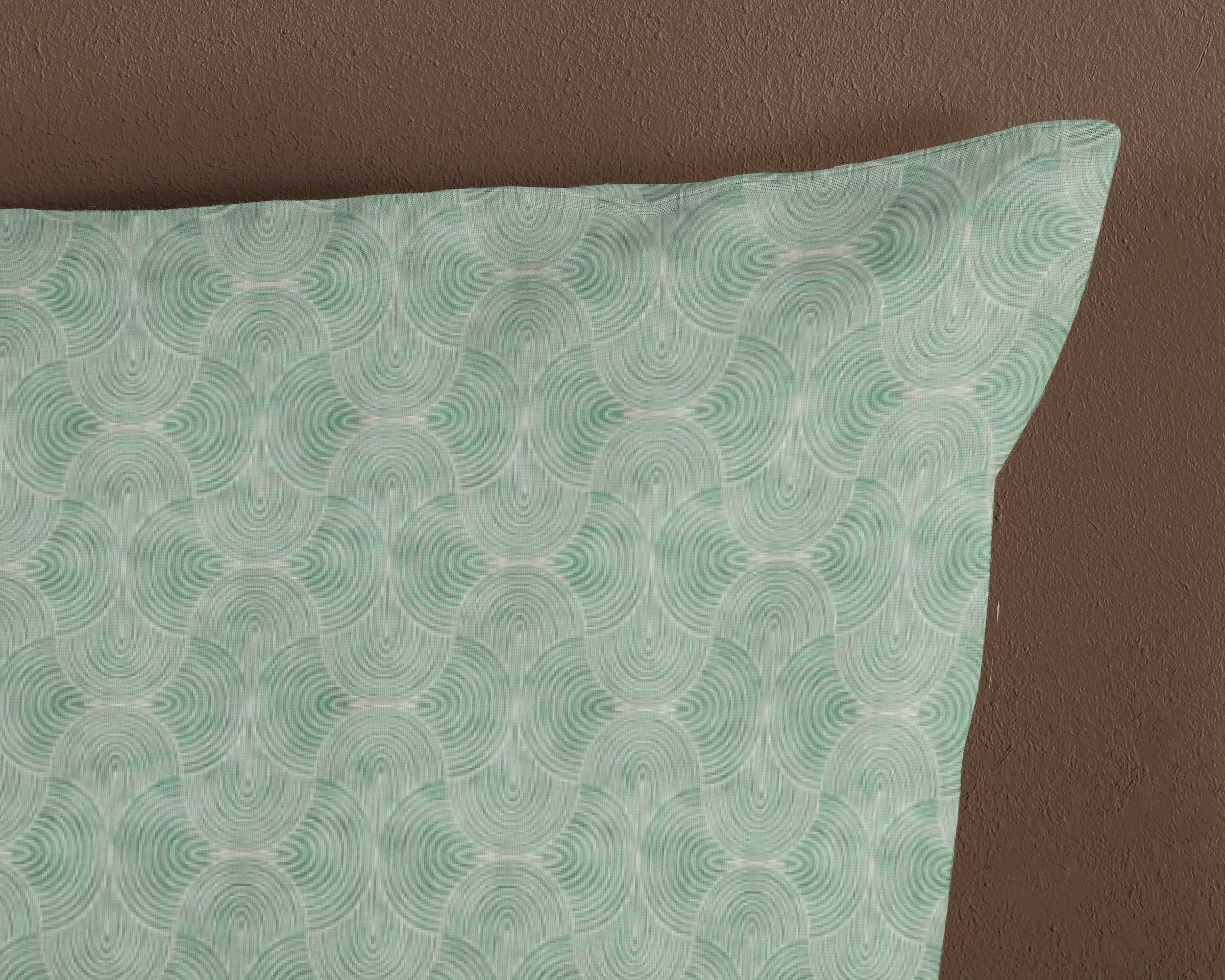 hip Kissenhülle »Wayan« Baumwolle, Mako-Satin, 40x80, 1 Stück, Reißverschluss, Wayan, Grün