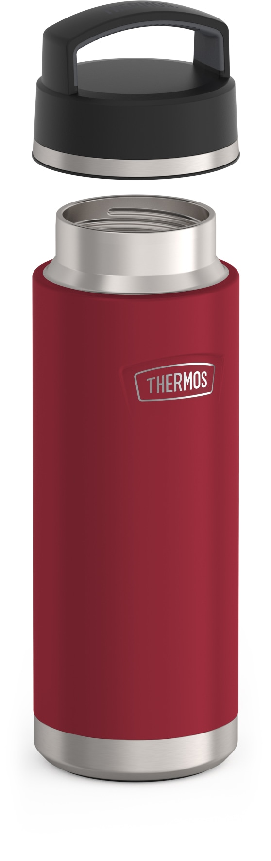 THERMOS Isolierflasche »ICON BEVERAGE BOTTLE, Edelstahlkörper, spülmaschinenfest«, (1 tlg.), 0,71l, 18h heiß & 24h kalt, extra große Öffnung, absolut dicht