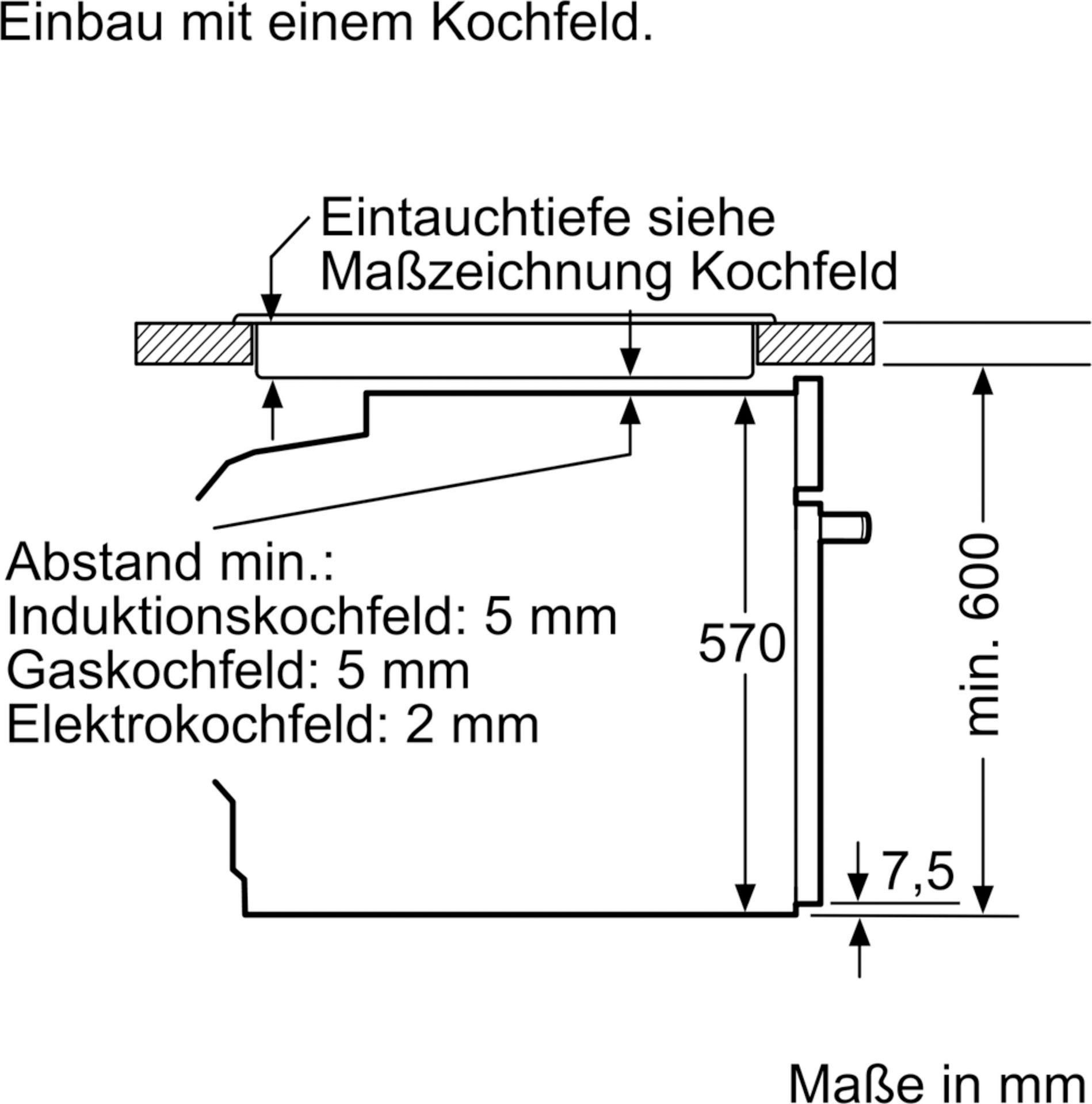 SIEMENS Induktions Herd-Set »PQ521DA2ZM«, iQ500, HE578ABS1, mit Teleskopauszug nachrüstbar, Pyrolyse-Selbstreinigung