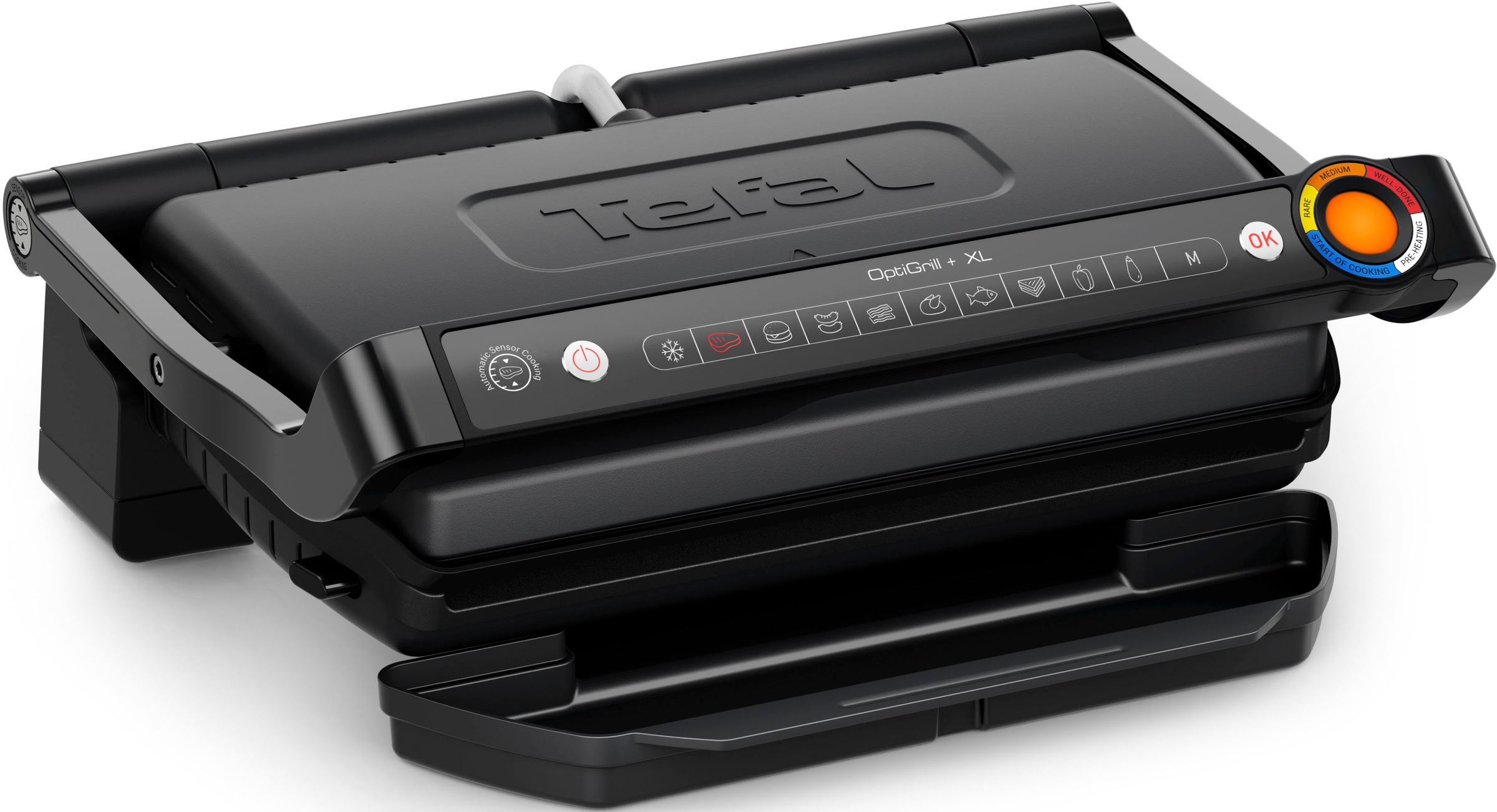 Tefal Kontaktgrill »GC7278 OptiGrill+ XL«, 2000 W, erneuerte Kochstufenanze günstig online kaufen