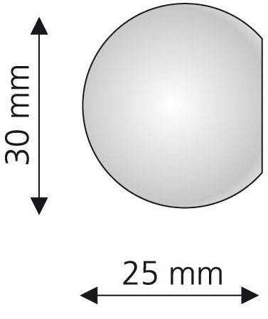 Liedeco auf Rechnung Ø Gardinenstangen-Endstück für 16 (Set, mm bestellen 2 Gardinenstangen St.), »Ball«,