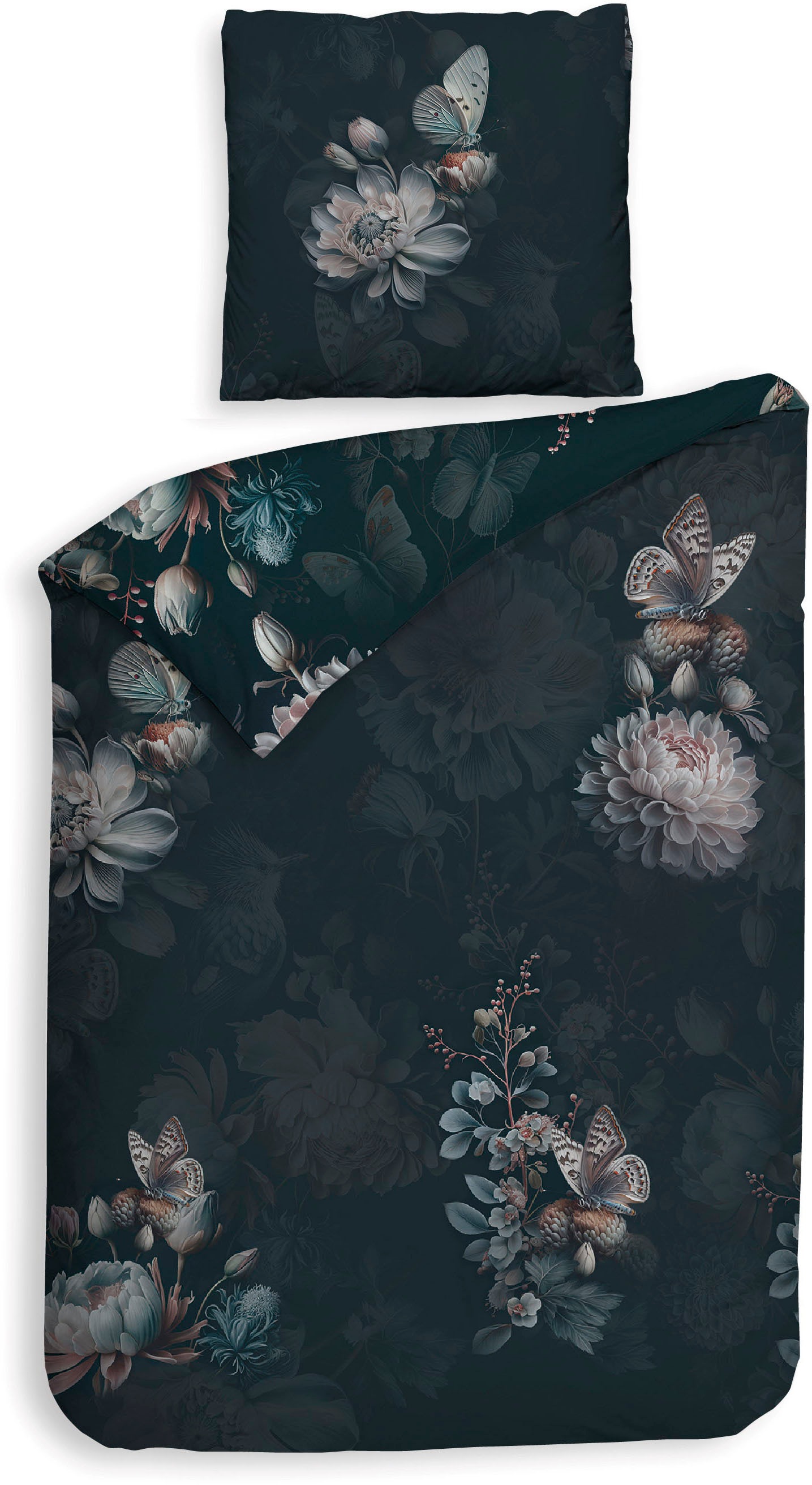 Heckett & Lane Bettwäsche »Milos« 2 Stk. Bettwäsche aus hochwertigem Mako-Satin, Bettwäsche ab 135x200 cm