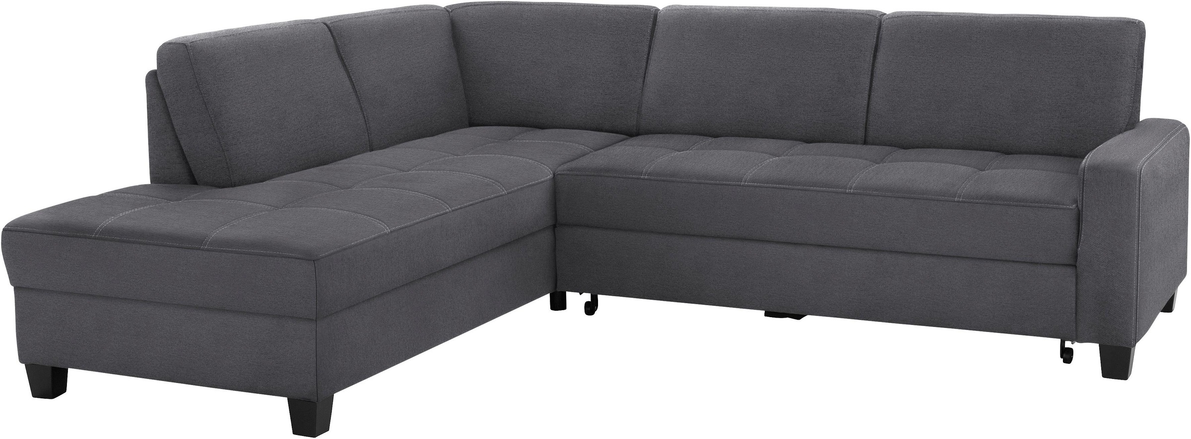 DOMO collection Ecksofa »Florentina zeitlos und elegant, Sitznähte als Desi günstig online kaufen