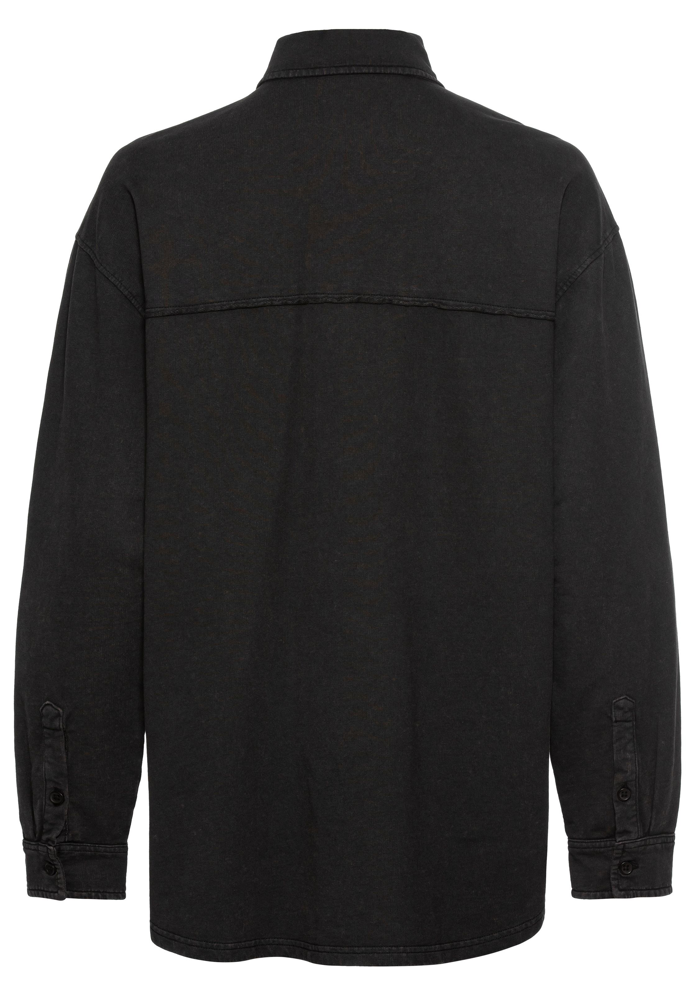 Buffalo Blusenshirt, Loungeshirt im Used-Look, Loungewear
