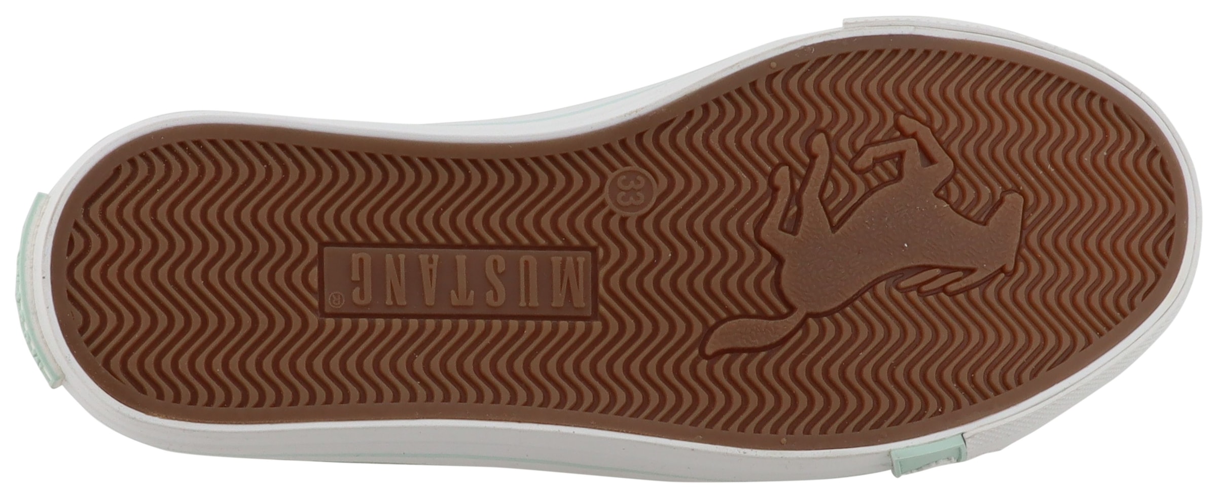 Mustang Shoes Sneaker »Gaspare«  Freizeitschuh, Schnürschuh, Halbschuh mit Blüten-Stickerei