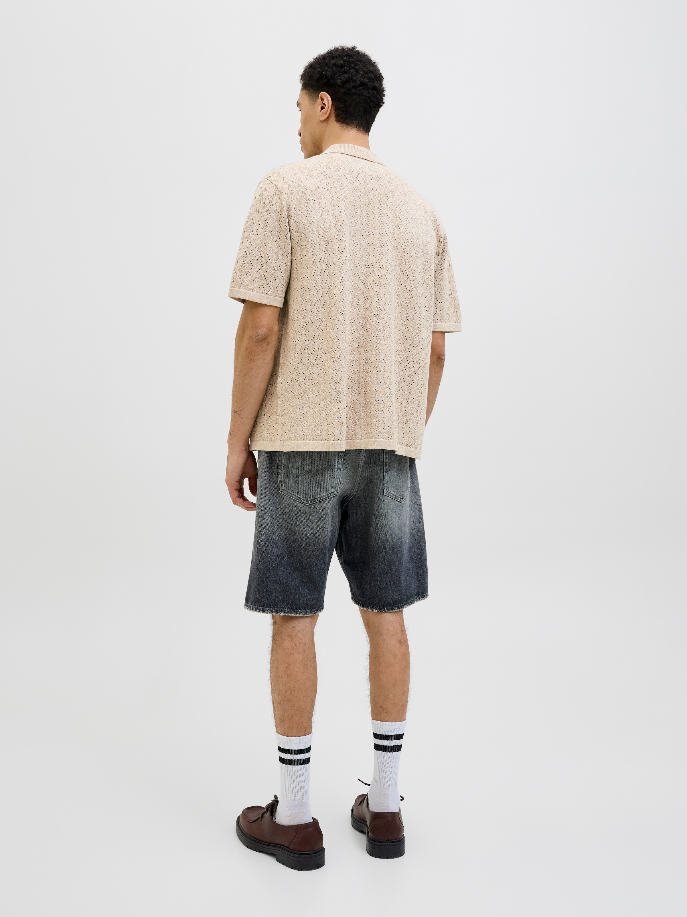 Jack & Jones Polokragenpullover »JORTYLER KNIT SS POLO SN«