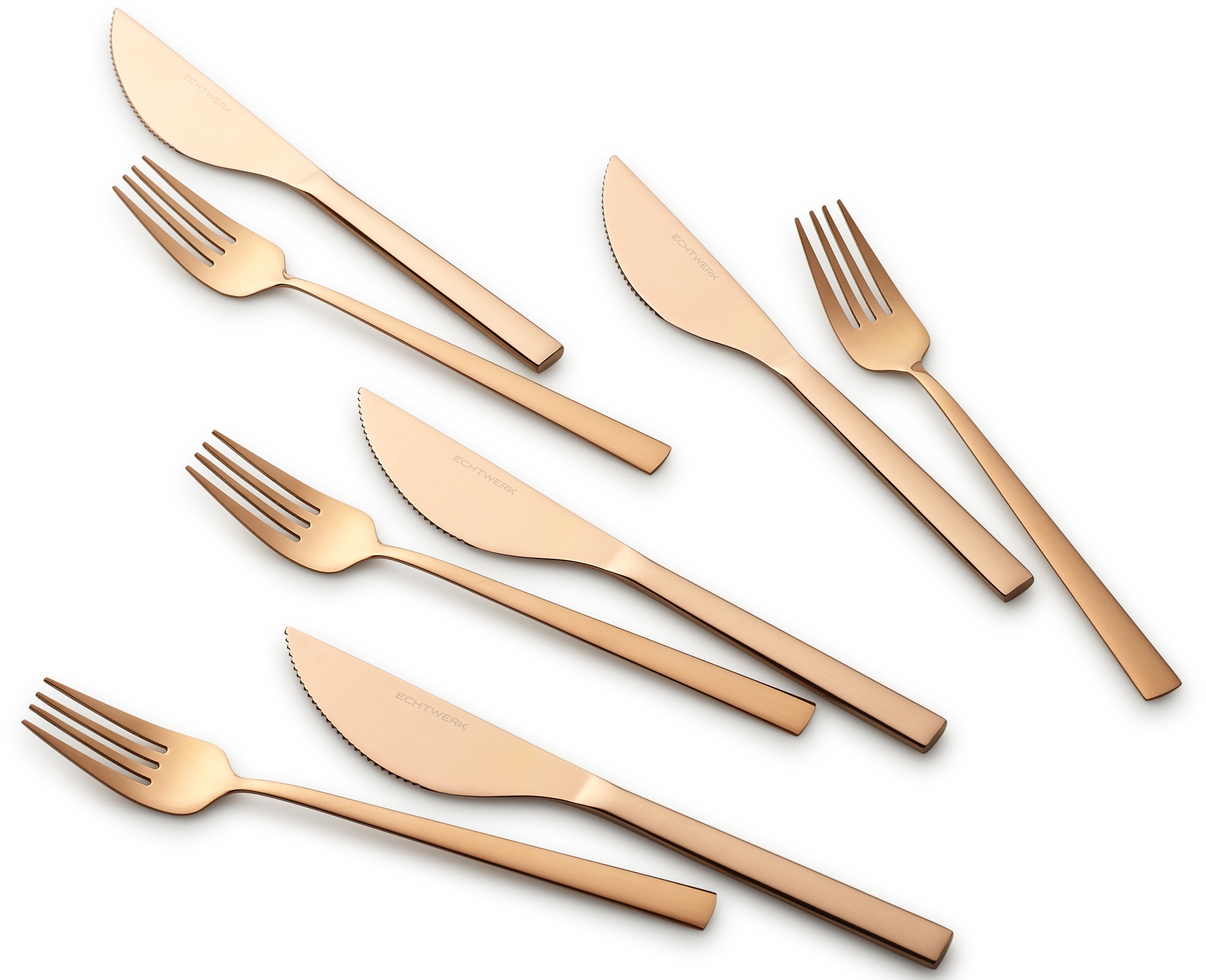 ECHTWERK Besteck-Set »Angelini«, (Set, 8 tlg.), für Pizza, Quiche, Flammkuchen