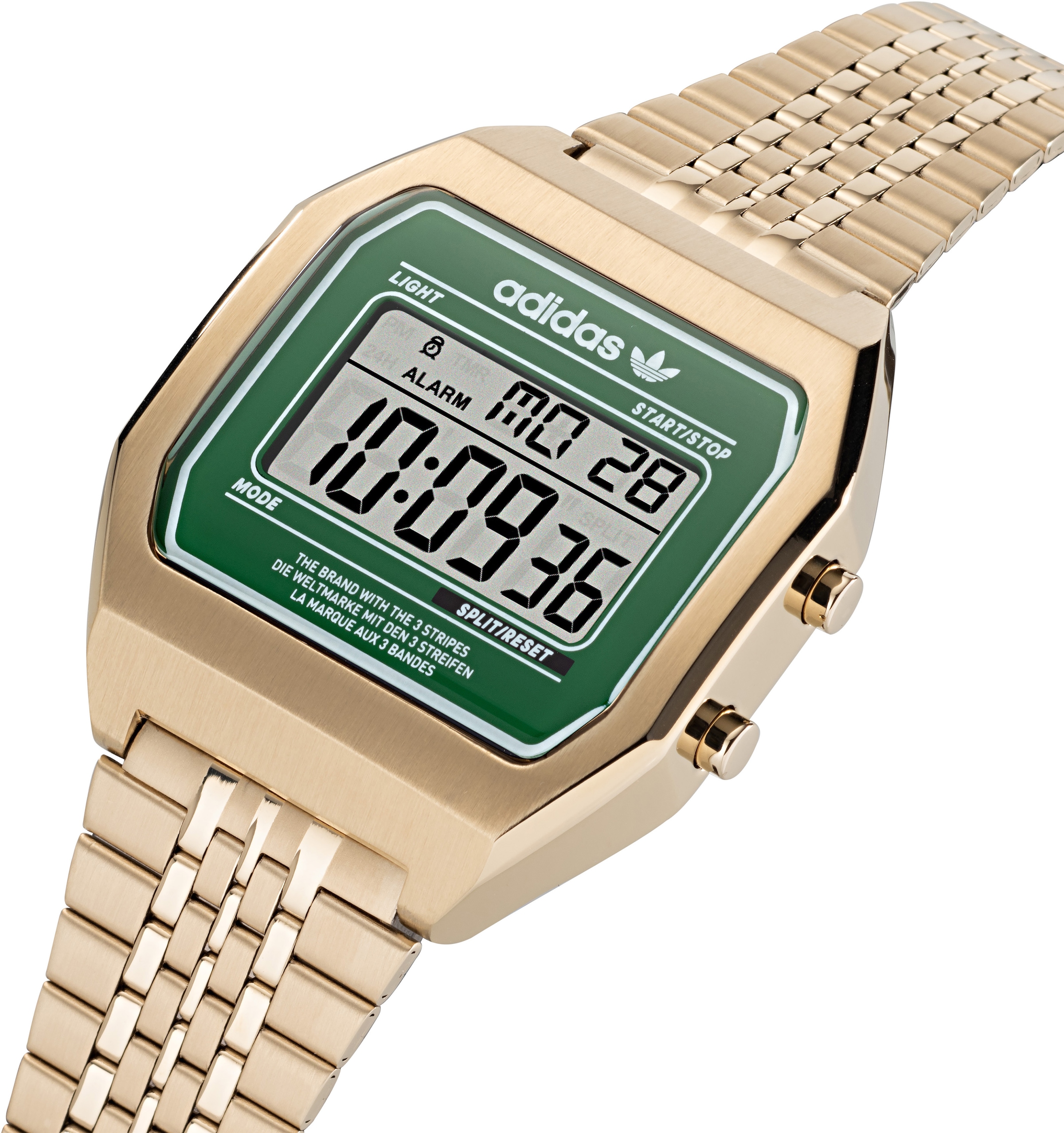 adidas Originals Digitaluhr »DIGITAL TWO«, Armbanduhr, Quarzuhr, Damenuhr, Herrenuhr, unisex, Edelstahlarmband