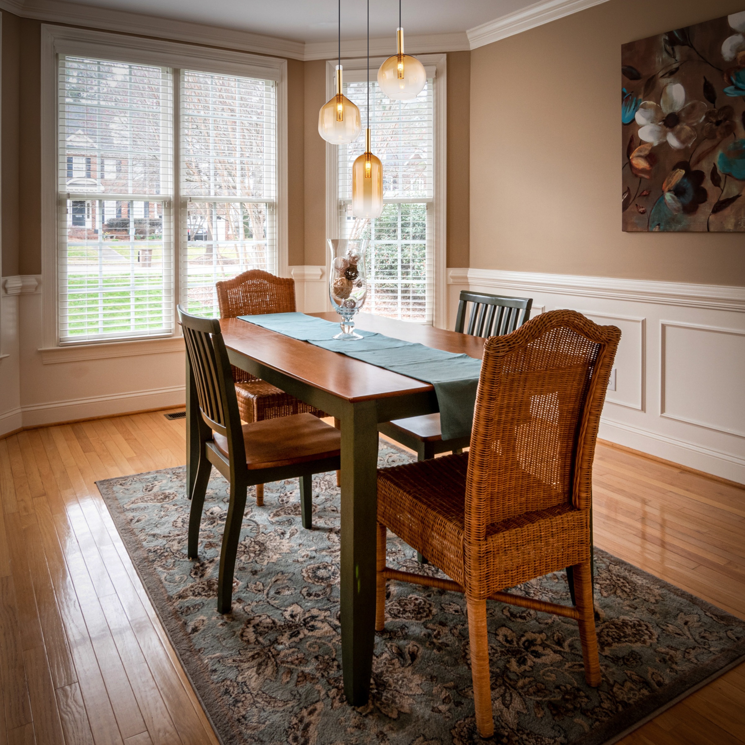 GLOBO LIGHTING Hängeleuchte »LOPUSA« G9 1 Stk. Hängelampe Esszimmer-Leuchte günstig online kaufen